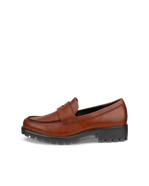 ECCO® Modtray nahast loafer naistele - Hõbedane - Outside