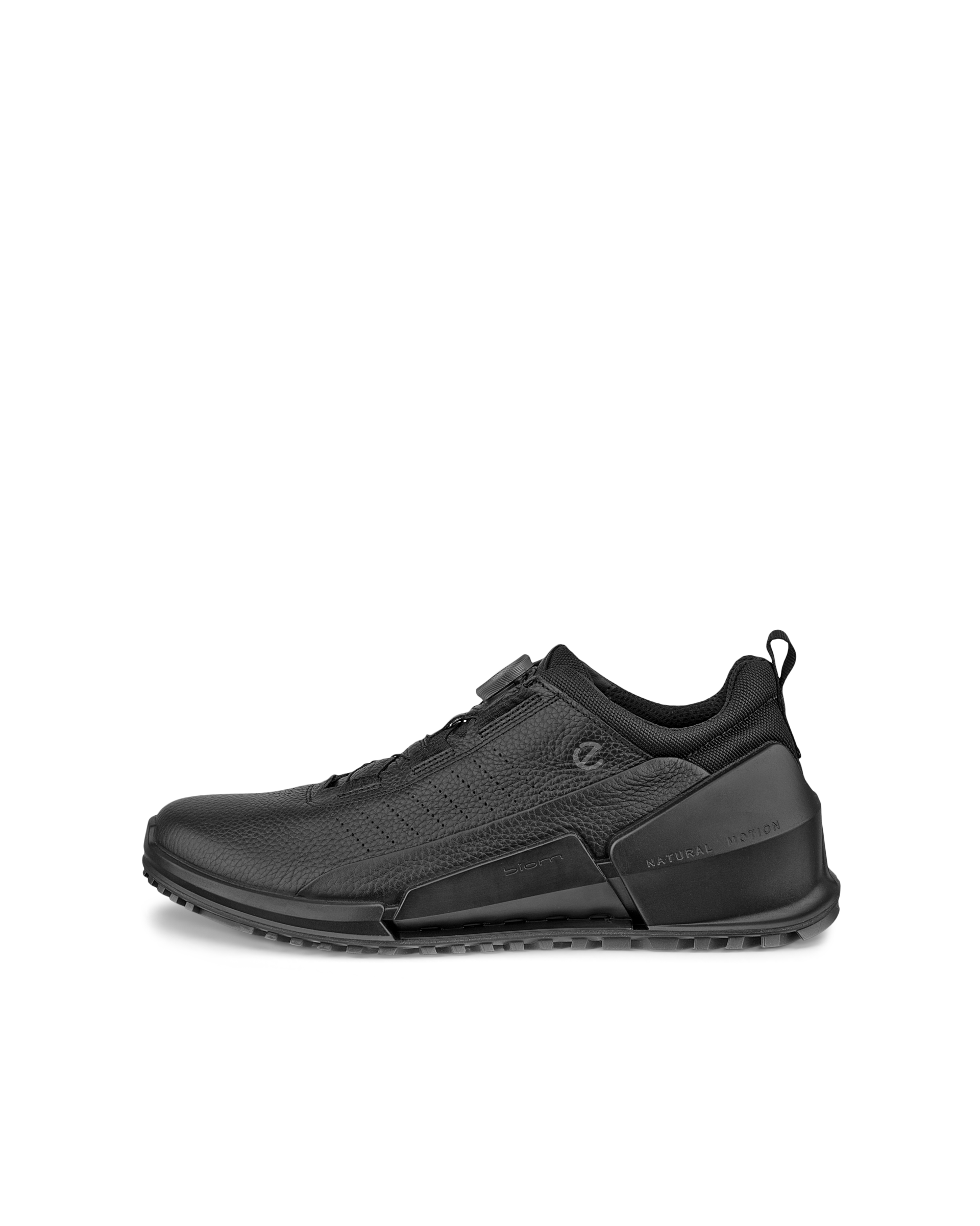 남성 ECCO® Biom 2.0 가죽 트레이너 - Black - Outside