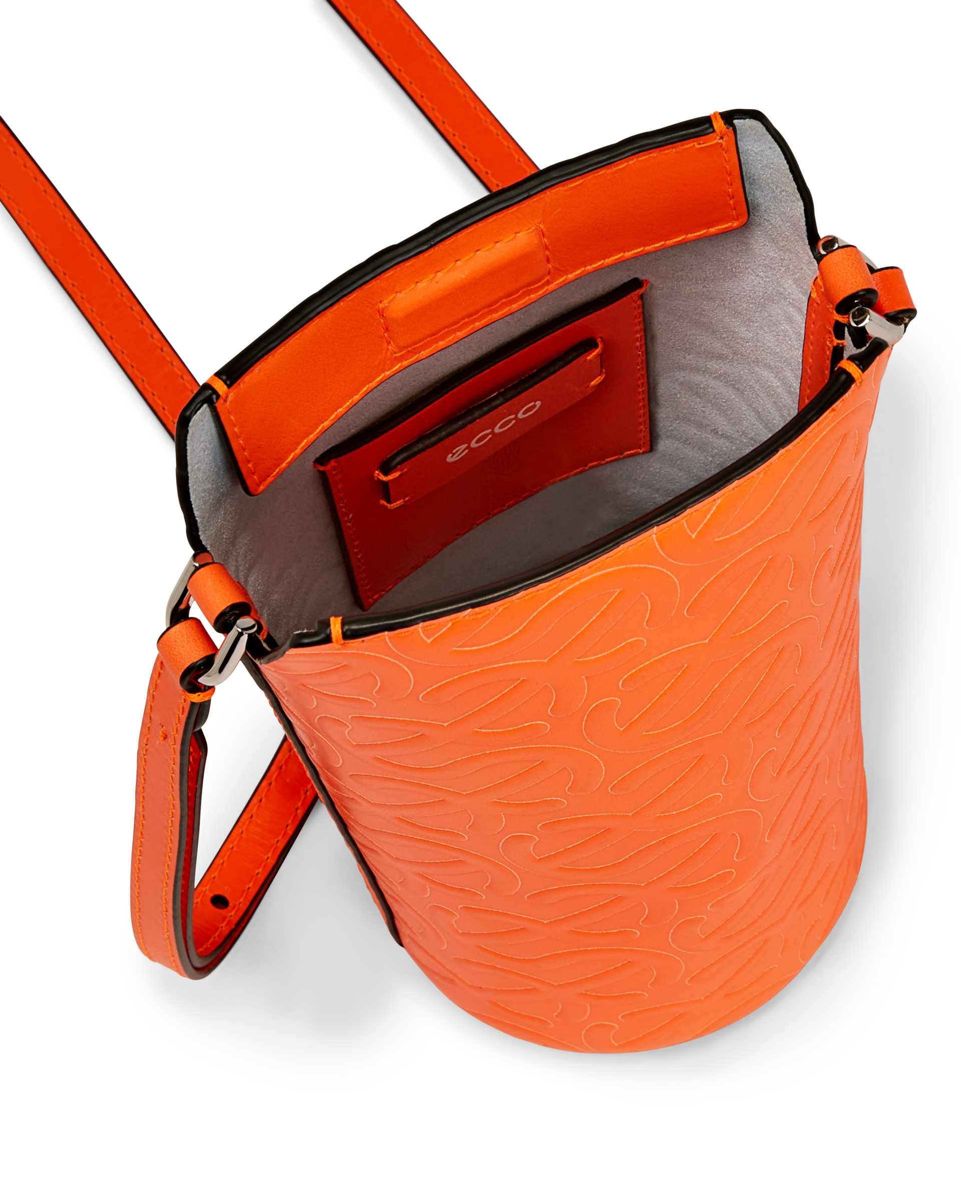 ECCO® Pot Wave sac bandoulière cuir - Orange - Inside