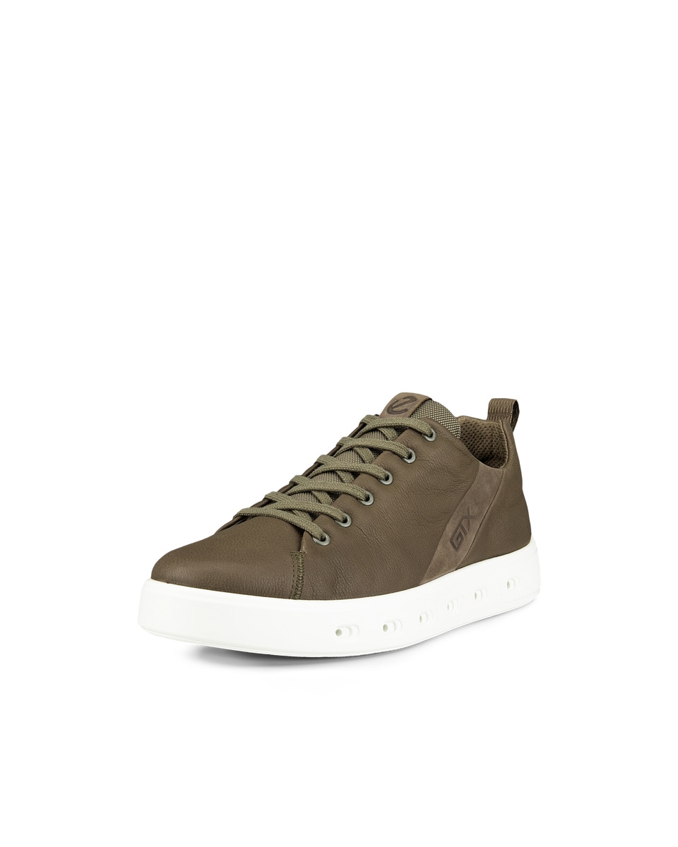 Ecco sneakers mens green on sale