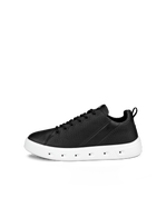 Zapatillas de piel Gore-Tex ECCO® Street 720 para mujer - Negro - Outside