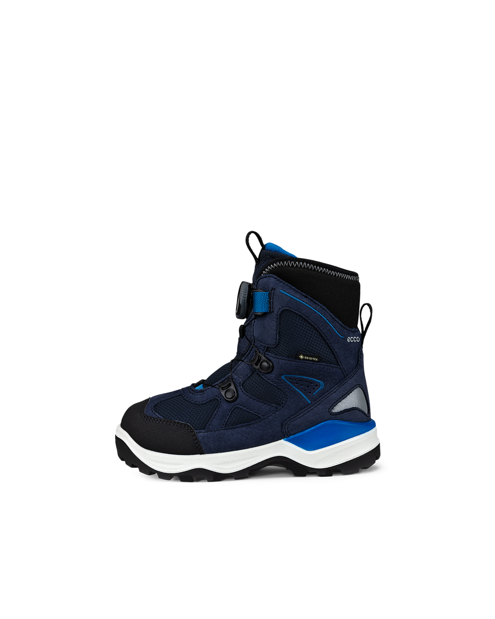 Botines de invierno de nobuk Gore-Tex ECCO® Snow Mountain para niño/a - Azul - Outside