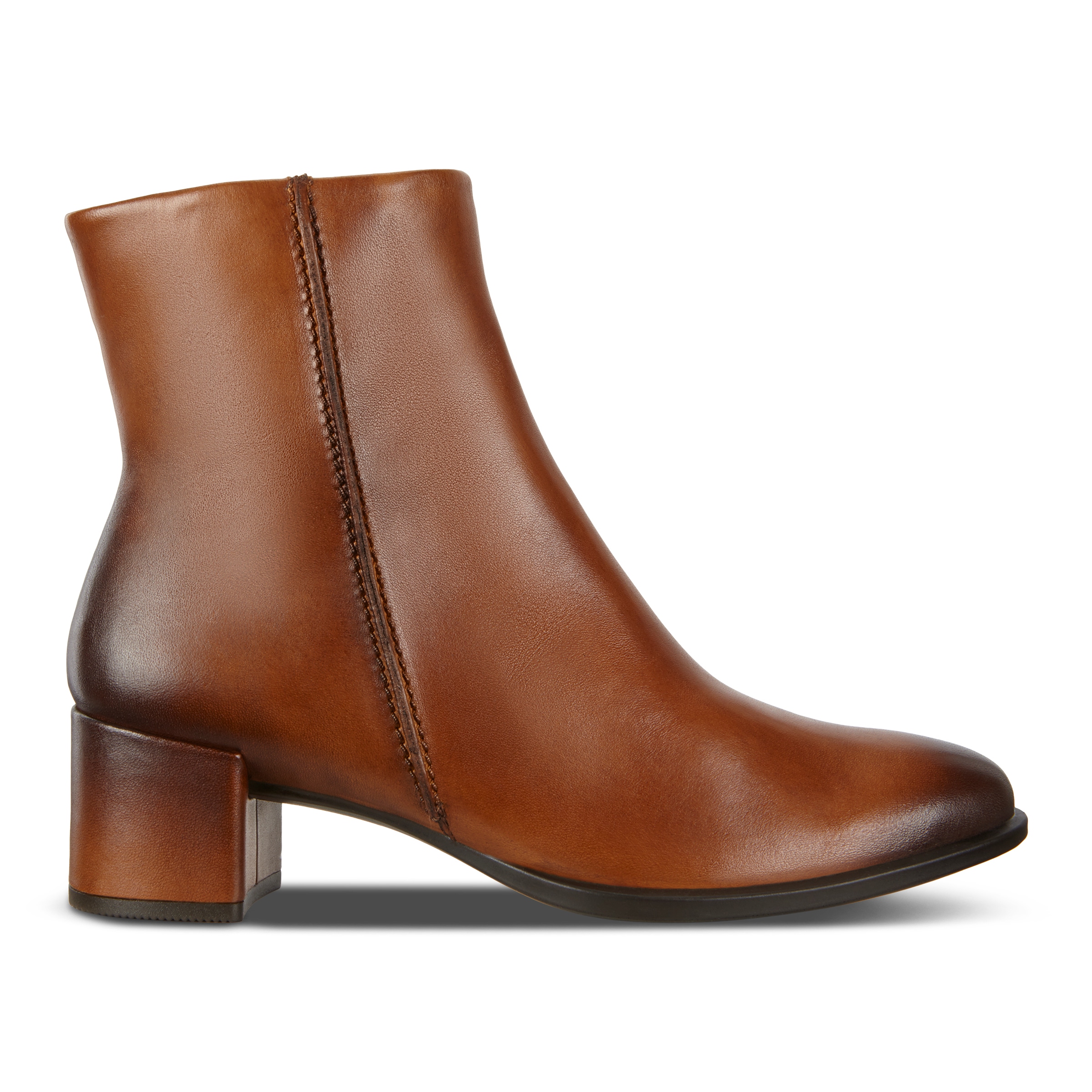 ECCO Shape 35 Block Ankle Women's Boot - Brown - Outside