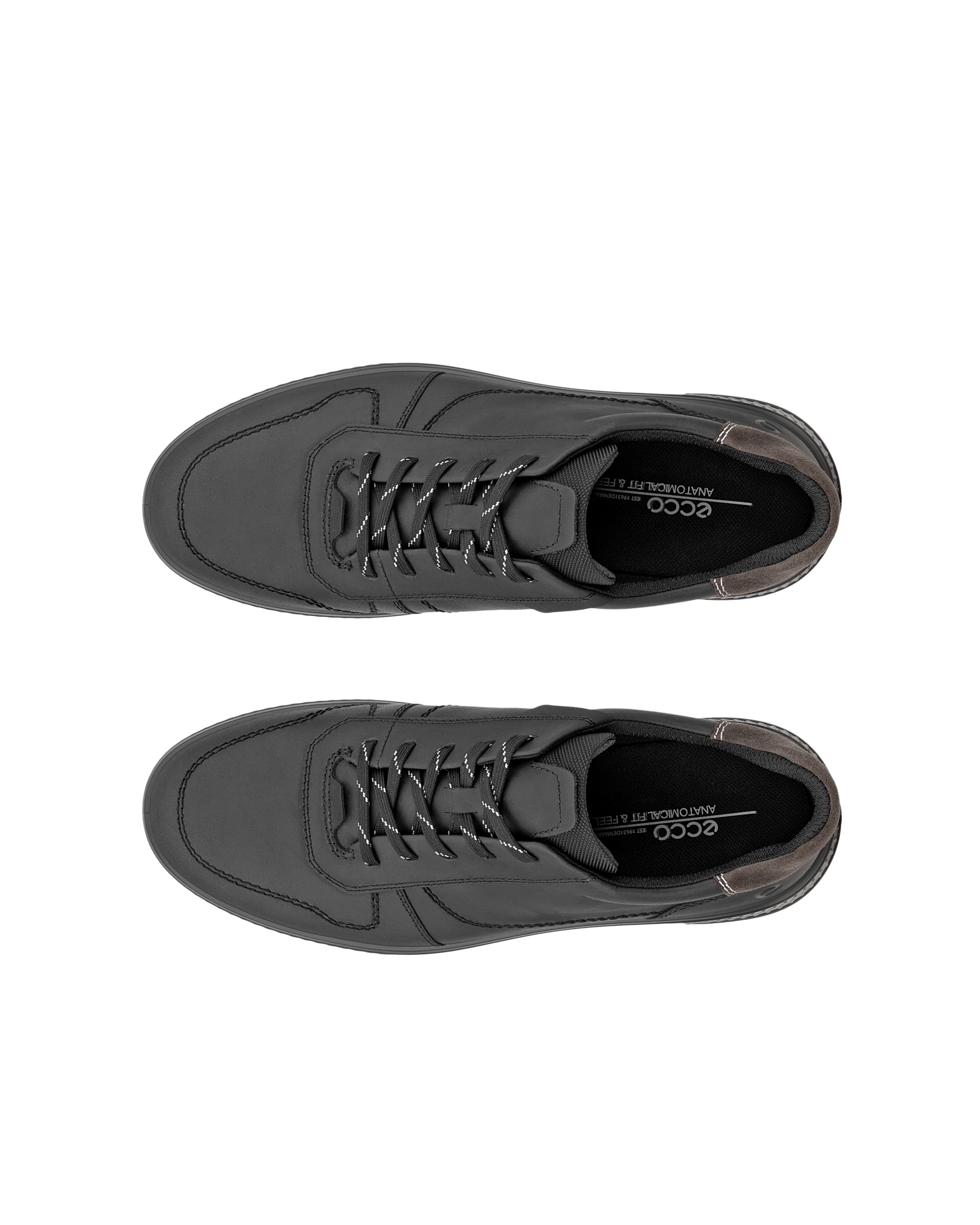 Pánska nubuková obuv ECCO® MOVE - Čierna - Top left pair