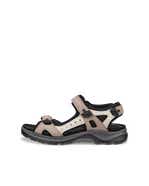 Women's ECCO® Offroad Yucatan Nubuck Walking Sandal - Black - Outside