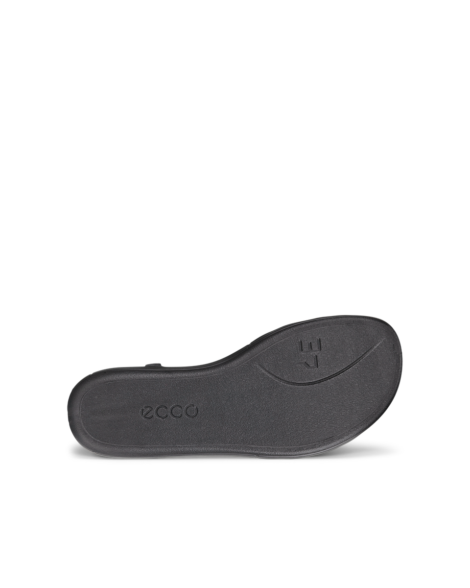 ECCO Women's Simpil Flat Sandals - Black - Sole