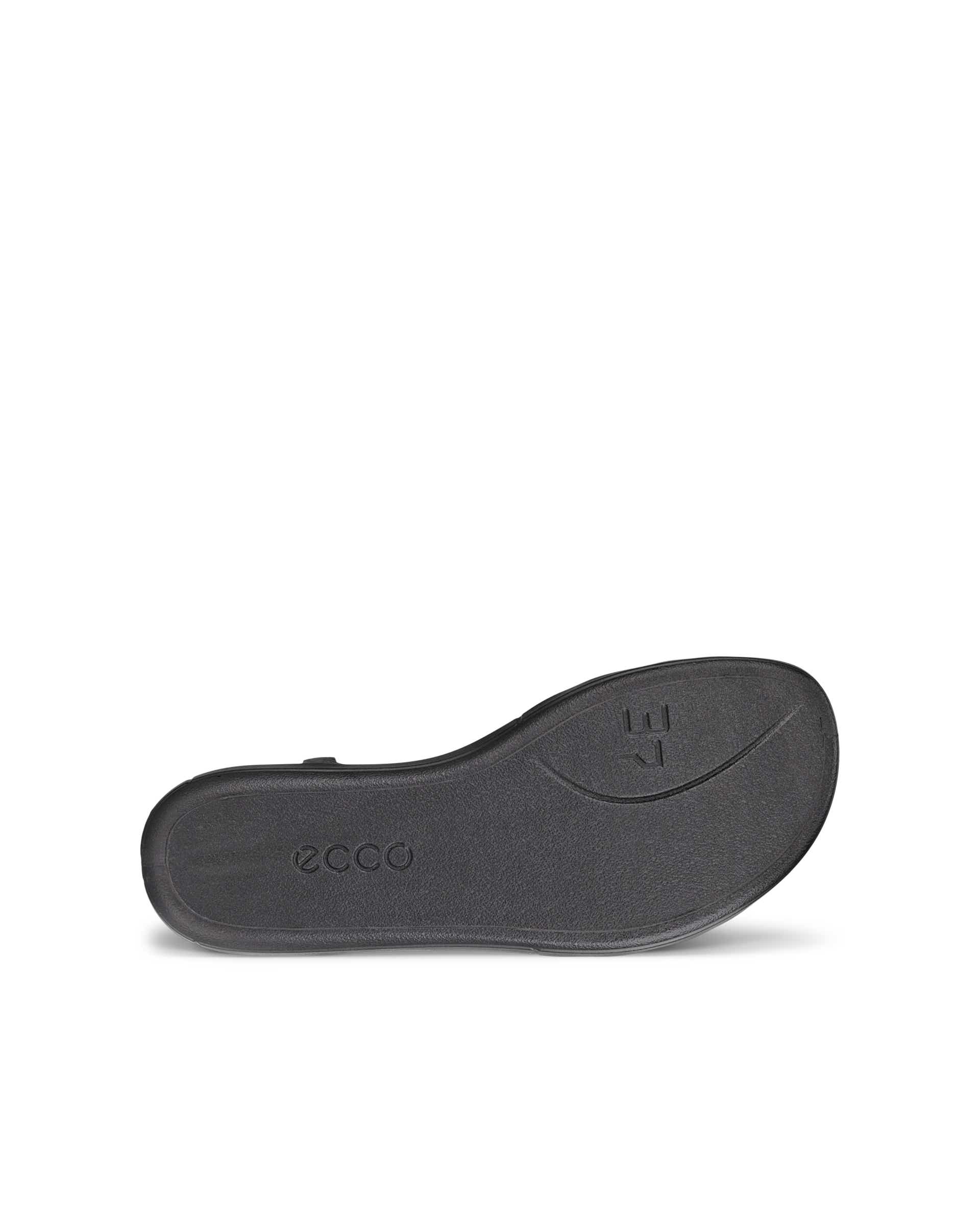 ECCO Women's Simpil Flat Sandals - Black - Sole