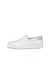 Men's ECCO® Street Lite Leather Slip-On Sneaker - White - Outside