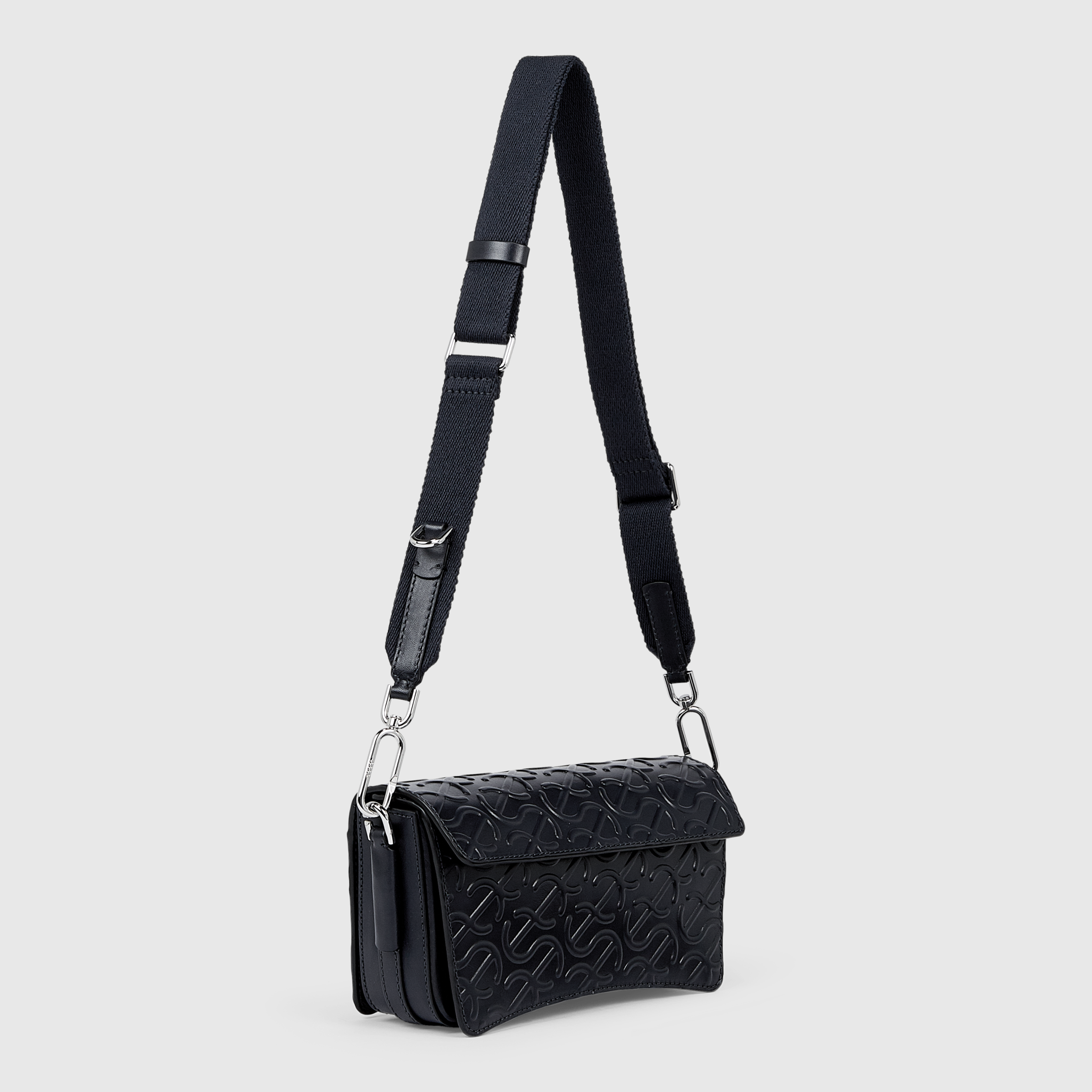 ECCO® Wave Leather Crossbody Bag Blue