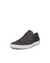 Men's ECCO® Soft 7 Leather Lace-Up Shoe - Grey - Main