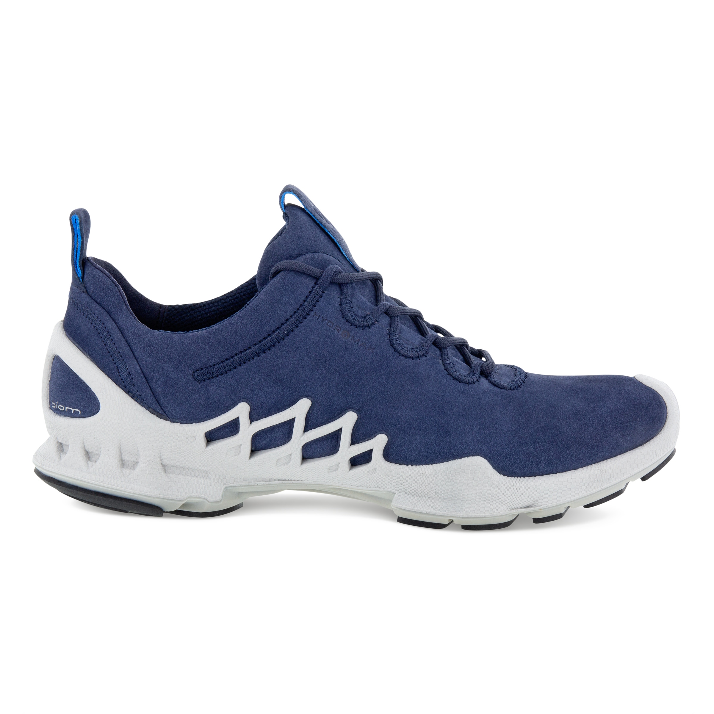 ECCO BIOM AEX Low メンズ ヌバックアウトドアスニーカー - ブルー - Outside