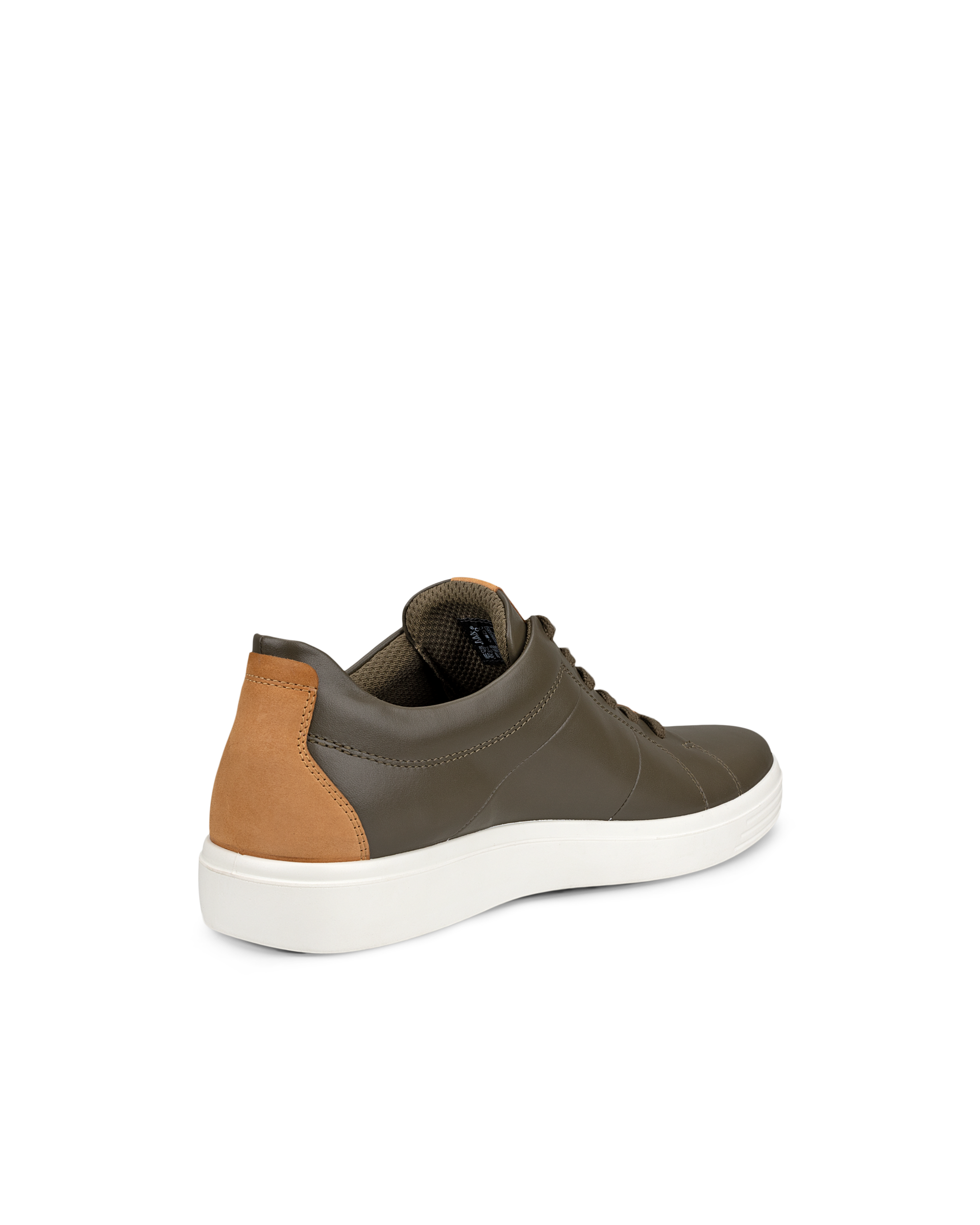 ECCO® Soft Classic baskets en cuir pour homme - Vert - Back