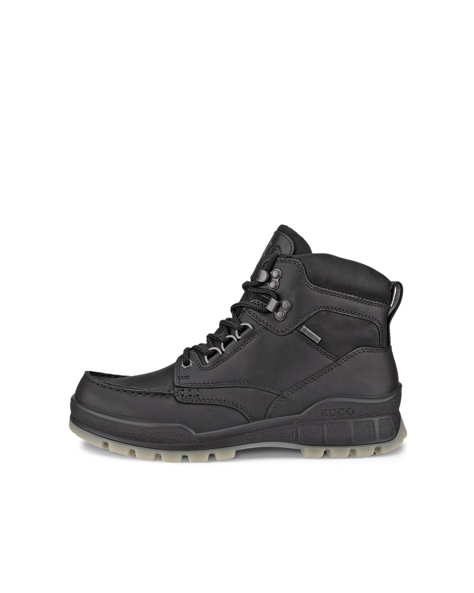 ECCO Men Track 25 Waterproof Leather Boots Black