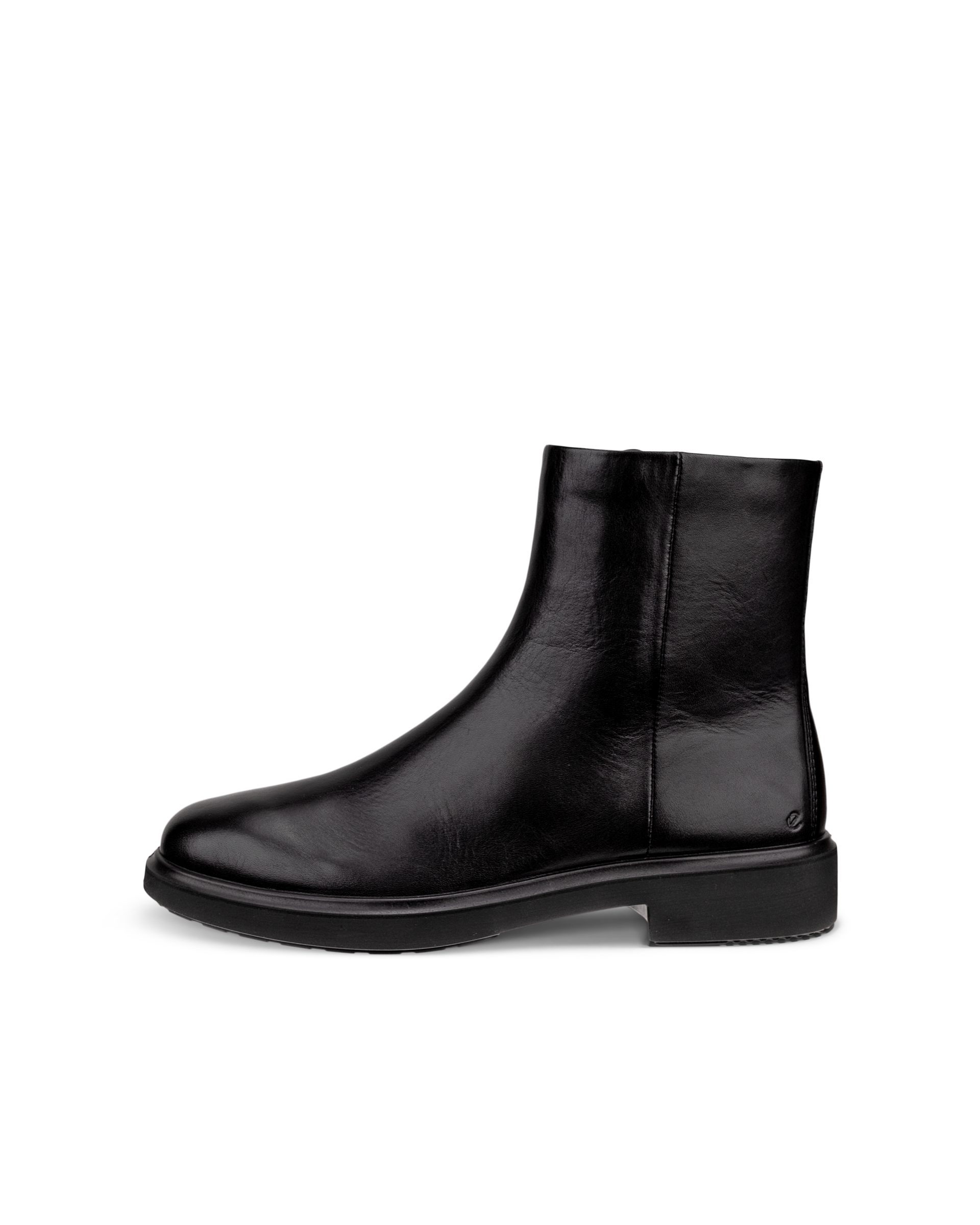 Women's ECCO® Metropole Amsterdam Leather Ankle Boot - Black - Outside