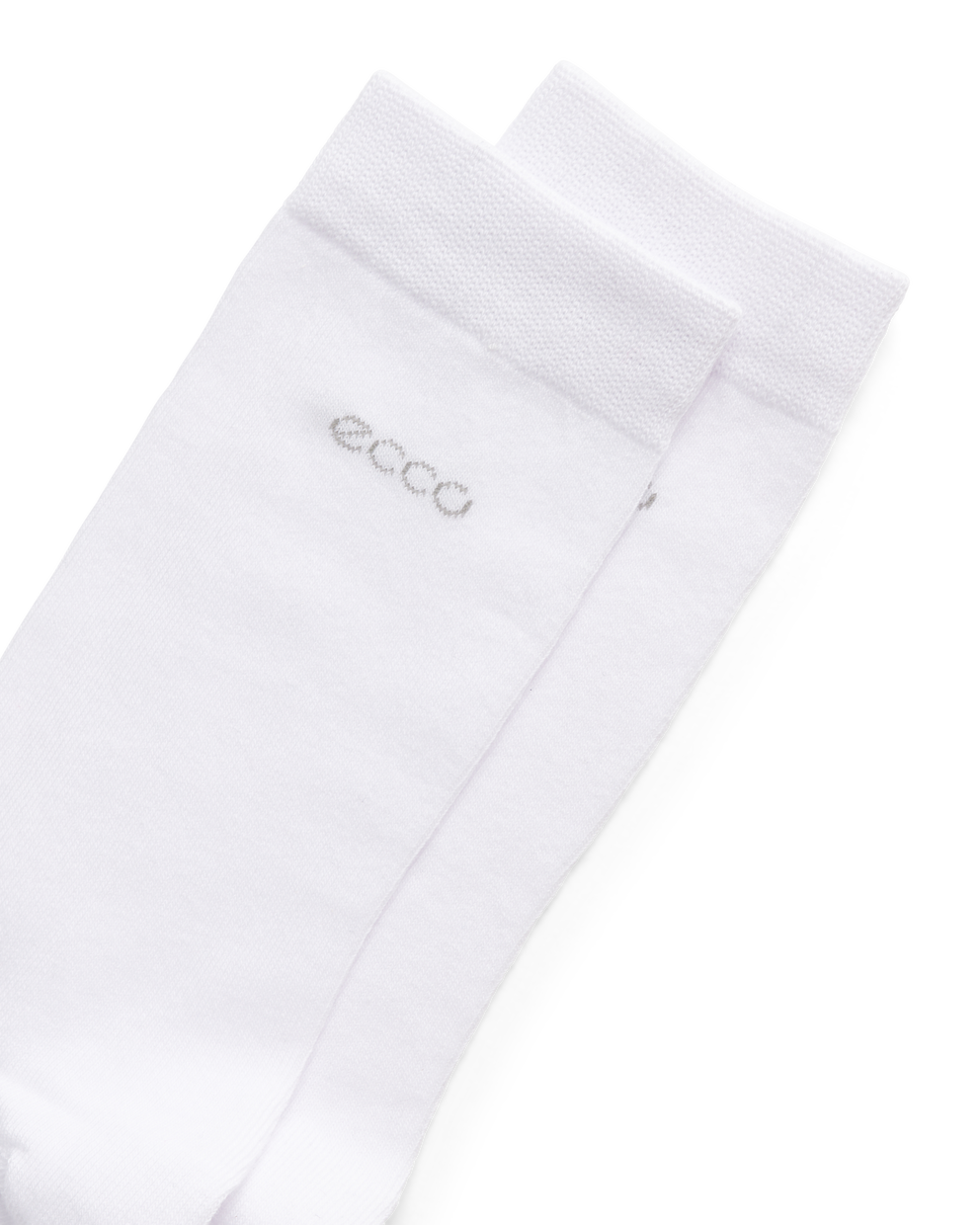 ECCO® Classic chaussettes mi-hautes unisex - Blanc - Detail-2