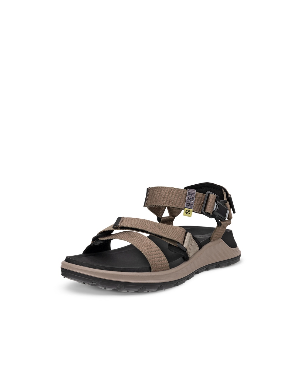 Men's ECCO® Exowrap Textile Sandal - Beige - Main