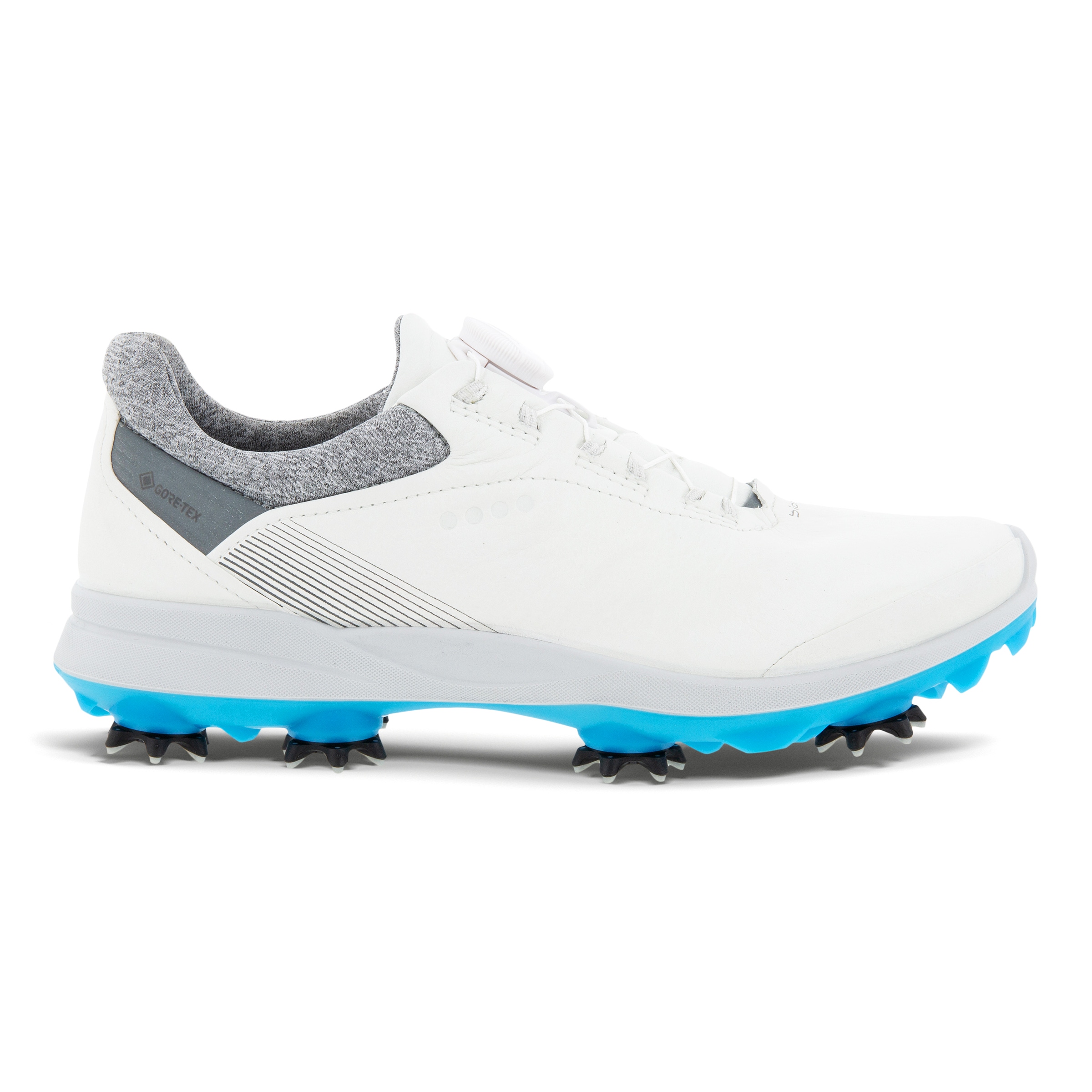 ECCO Golf BIOM G3 ウィメンズ レザーGore-Texゴルフスパイク - 白 - Outside