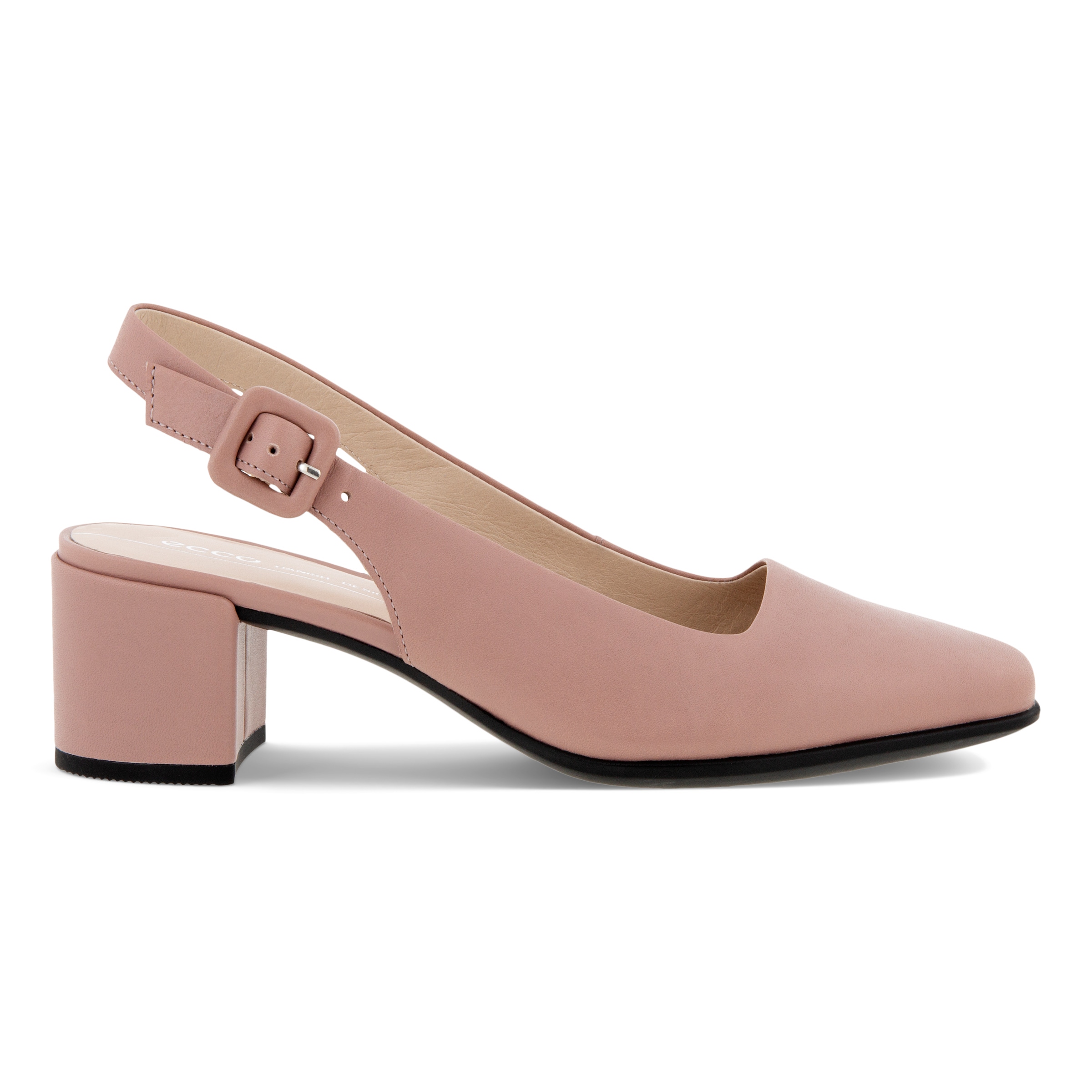 ECCO Shape Squared 35 Sling-back Sandal - Pink - Outside