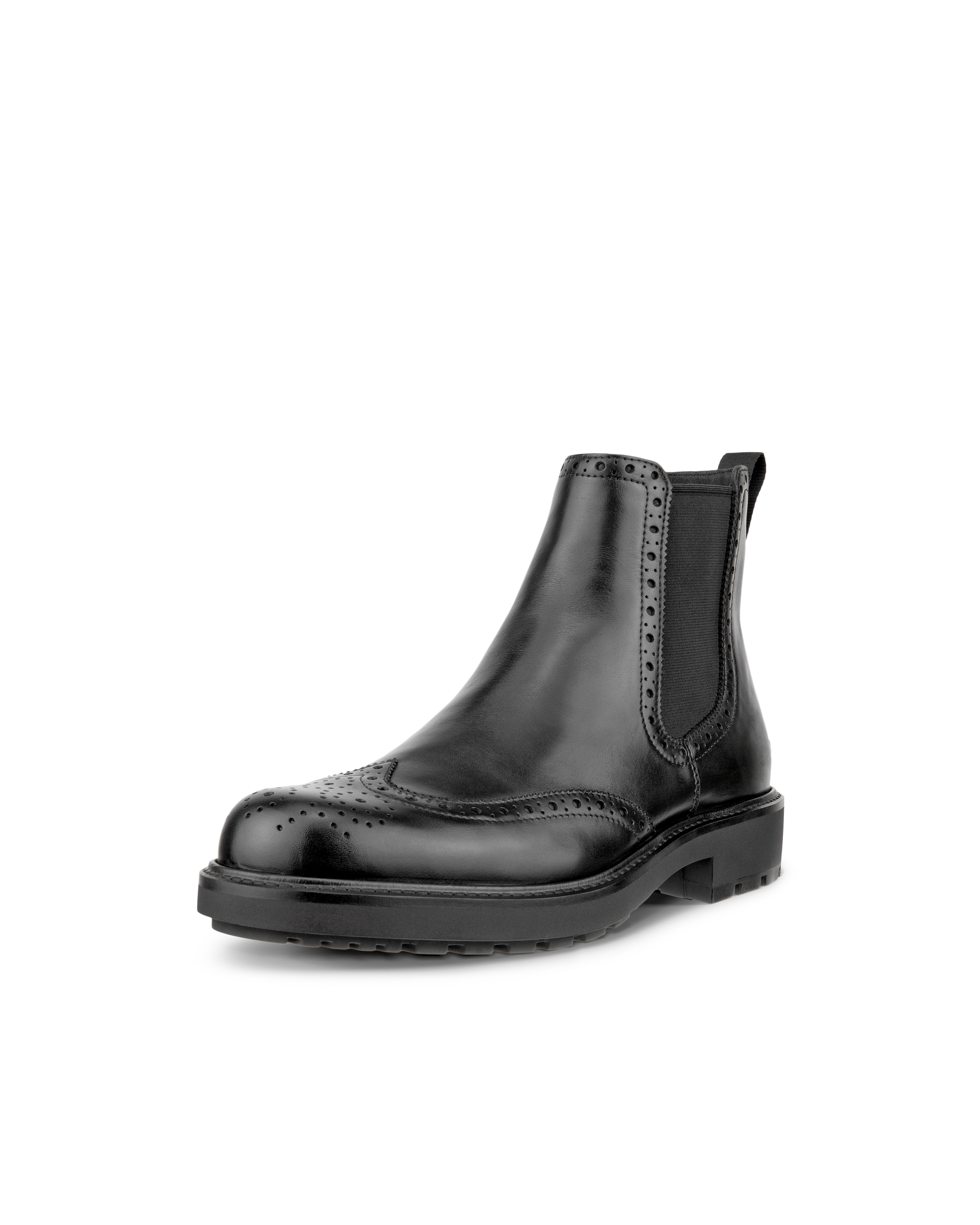 Men's ECCO® Metropole Oslo Leather Chelsea Boot - Black - Main