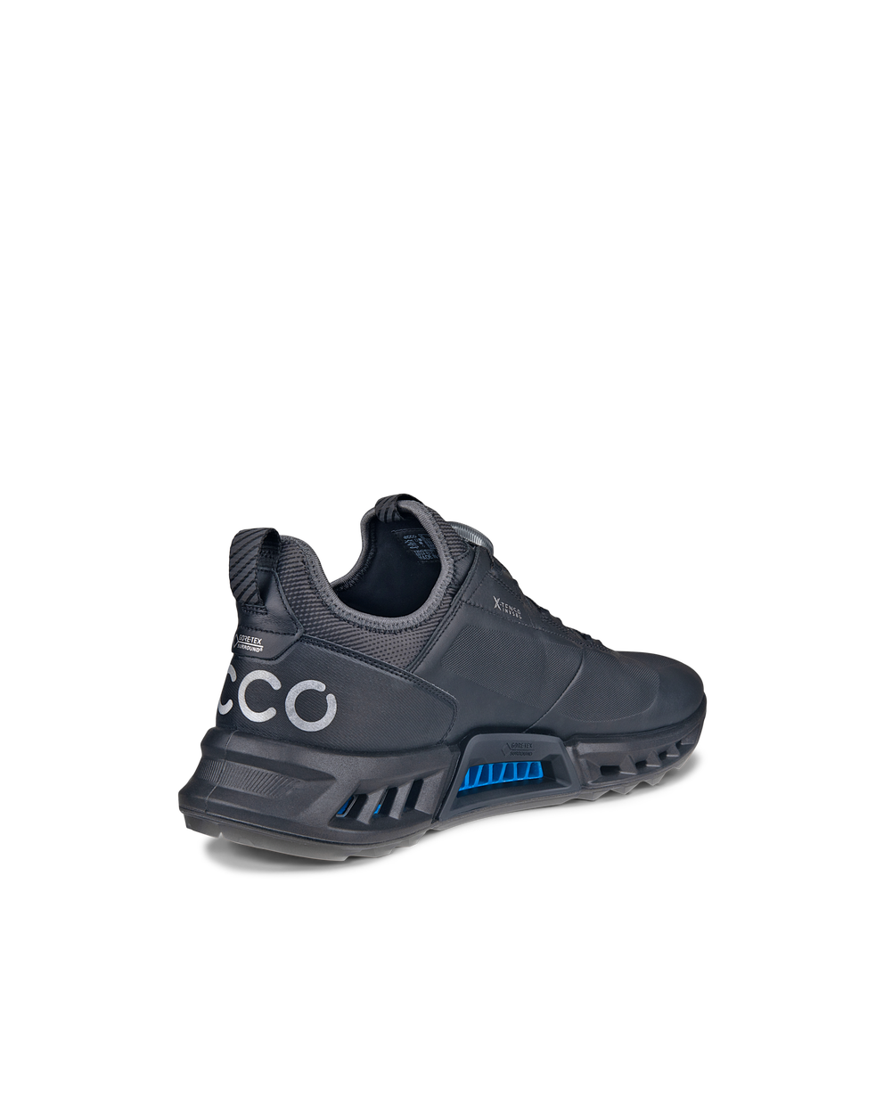 Men's ECCO® Golf BIOM C4 BOA Leather Gore-Tex Shoe - Black - Back