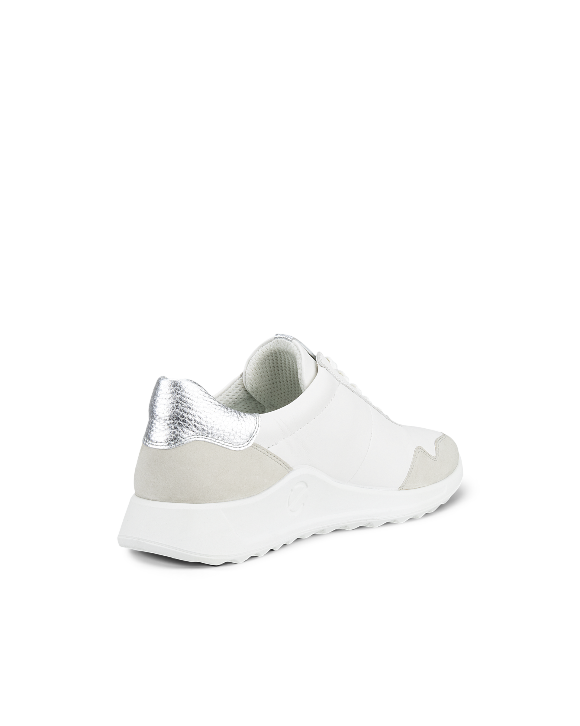 Zapatillas de piel ECCO® Flexure Runner para mujer - Blanco - Back