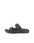 Women's ECCO® Cozmo Leather Two Strap Sandal - Black - Outside