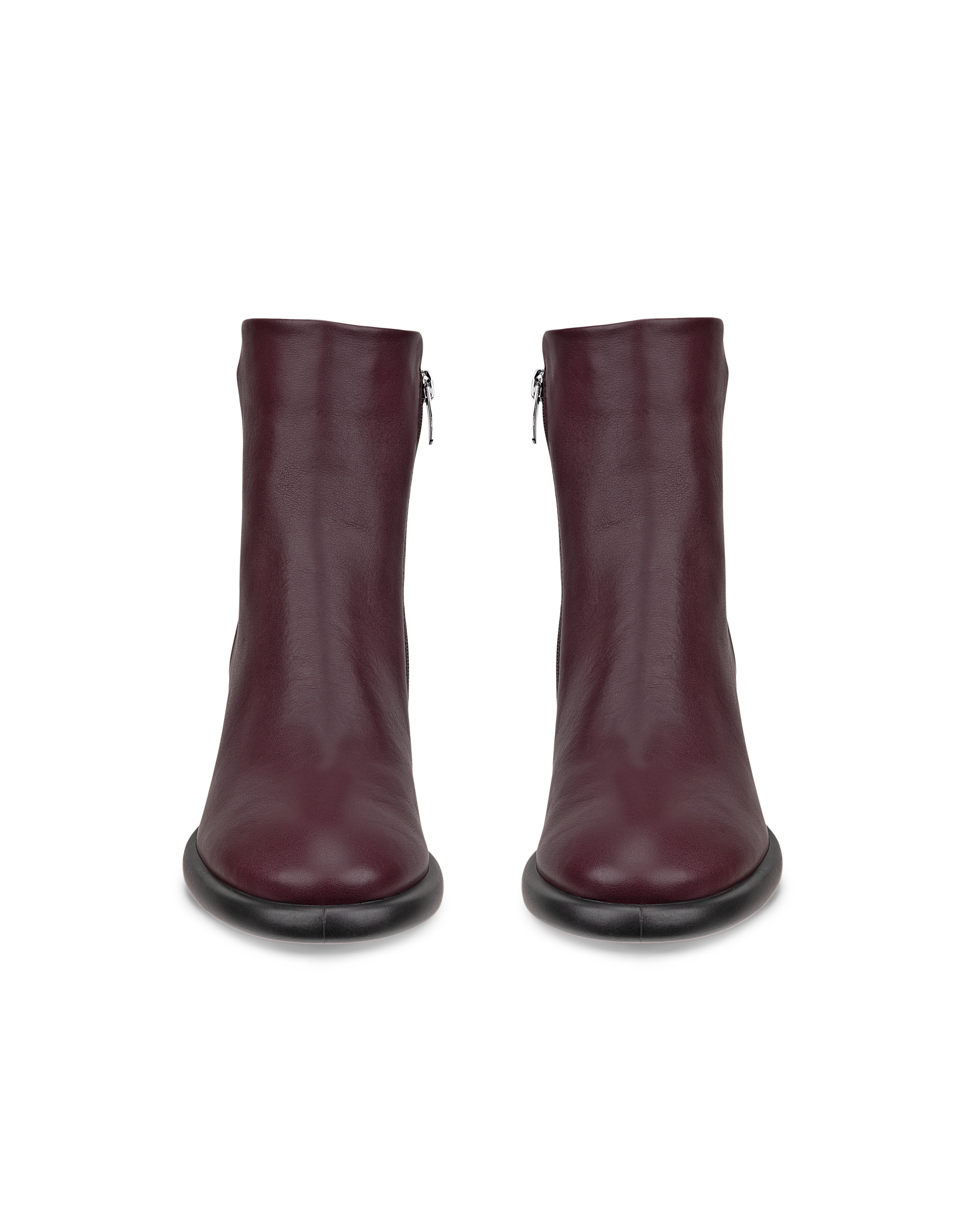 Botas de caña media de piel ECCO® Sculpted LX 55 para mujer - Violeta - Front pair