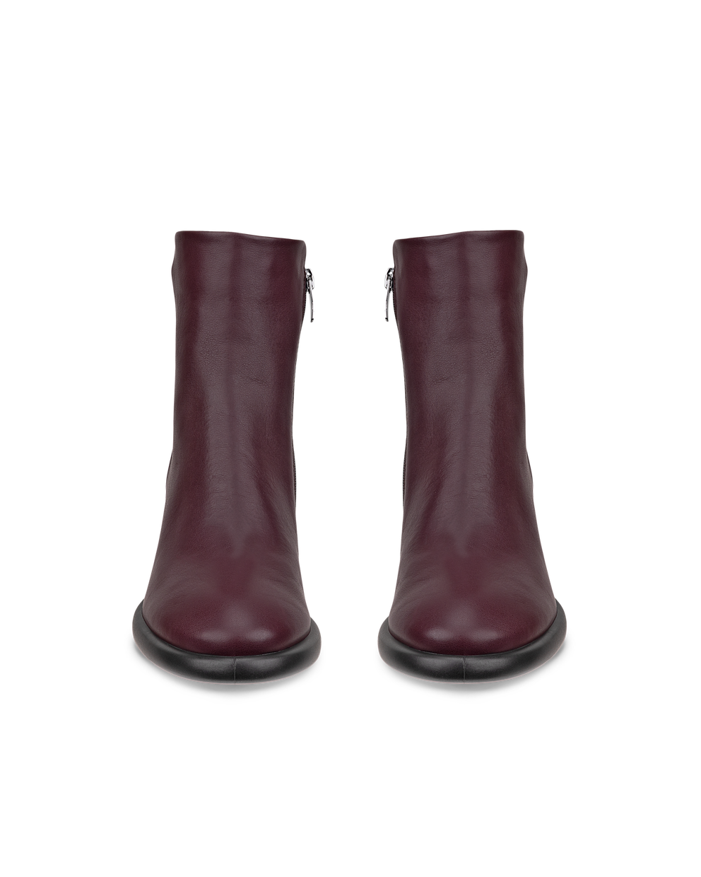 ECCO® Sculpted LX 55 bottes mi-hautes en cuir pour femme - Violet - Front pair