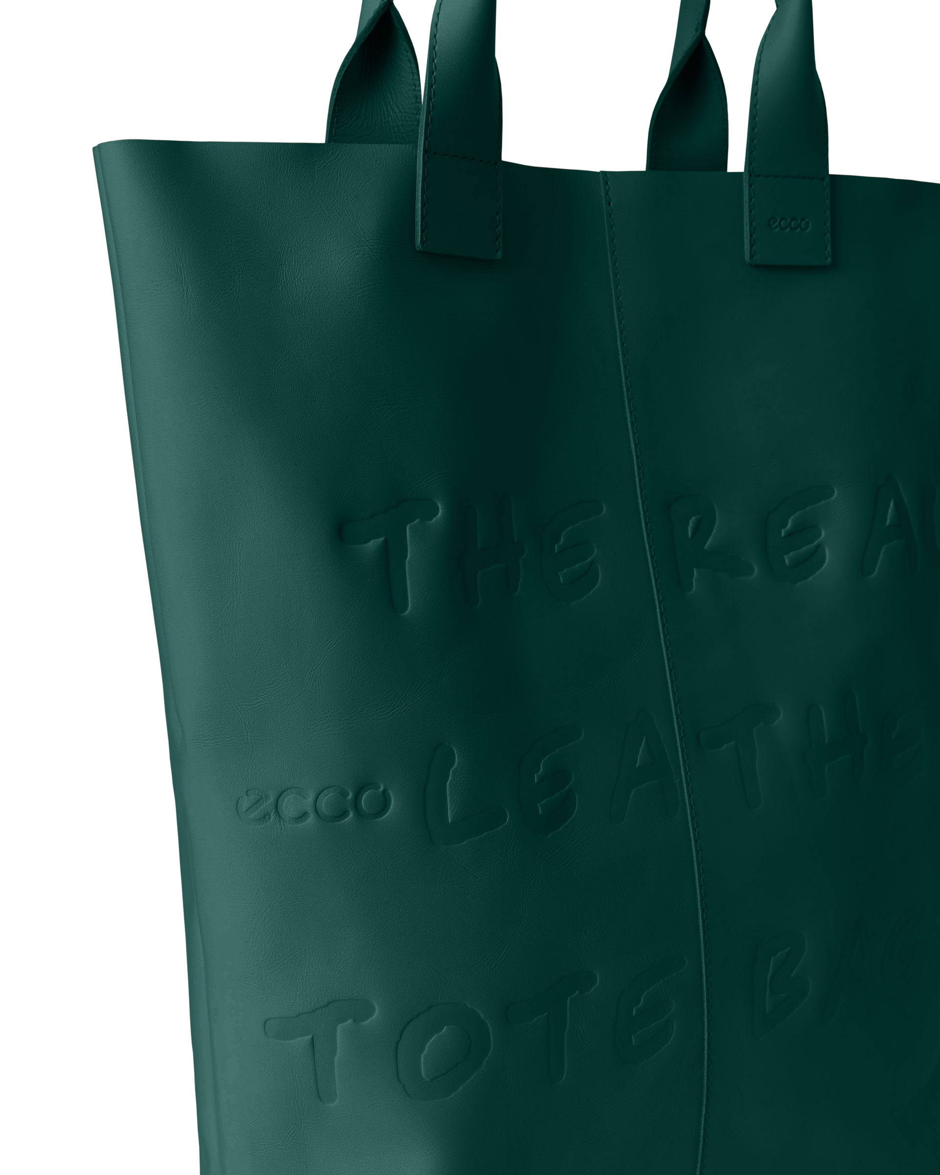 ECCO® Tote sac cabas cuir - Vert - Detail-1