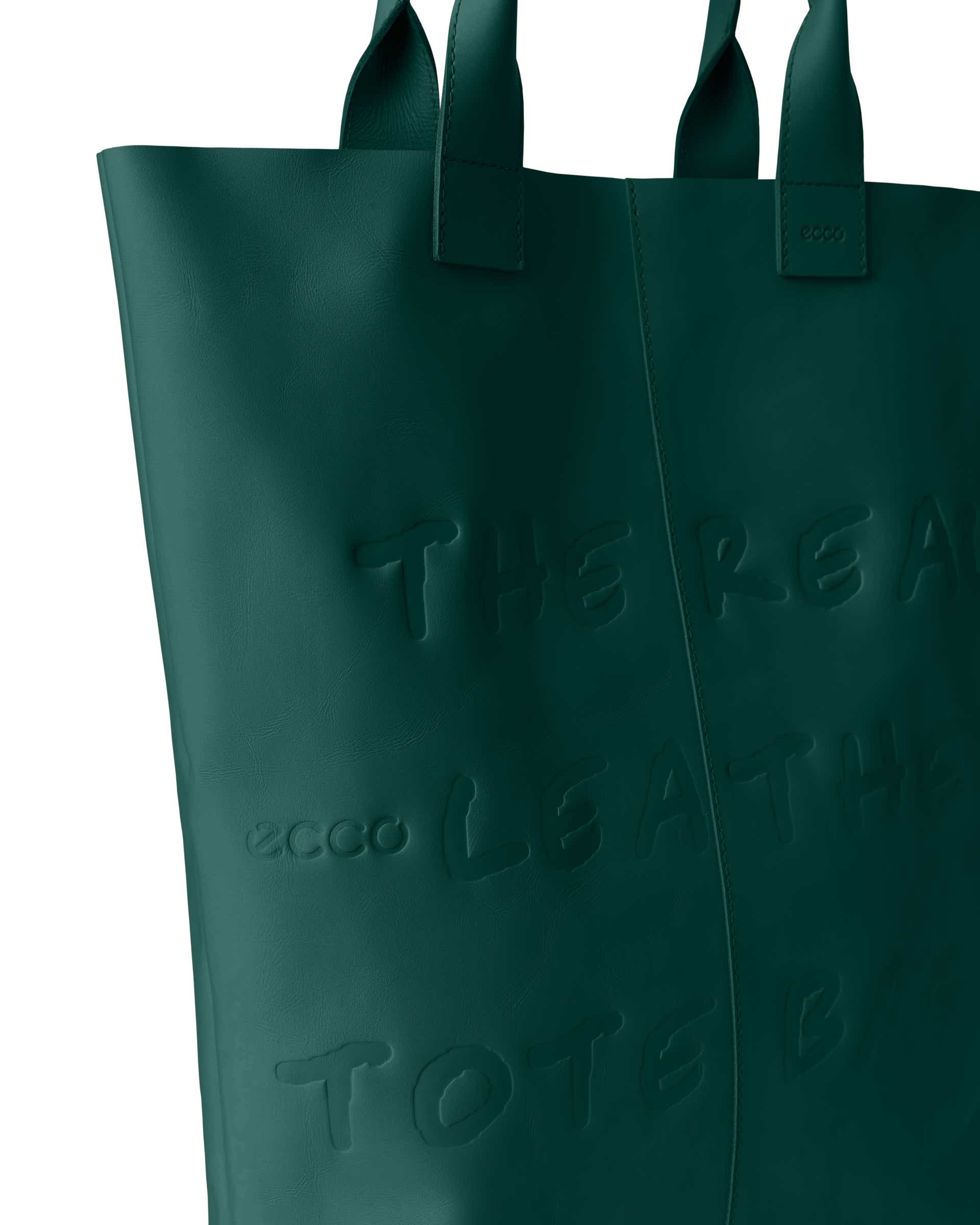ECCO® Tote Leather Tote Bag - Green - Detail-1