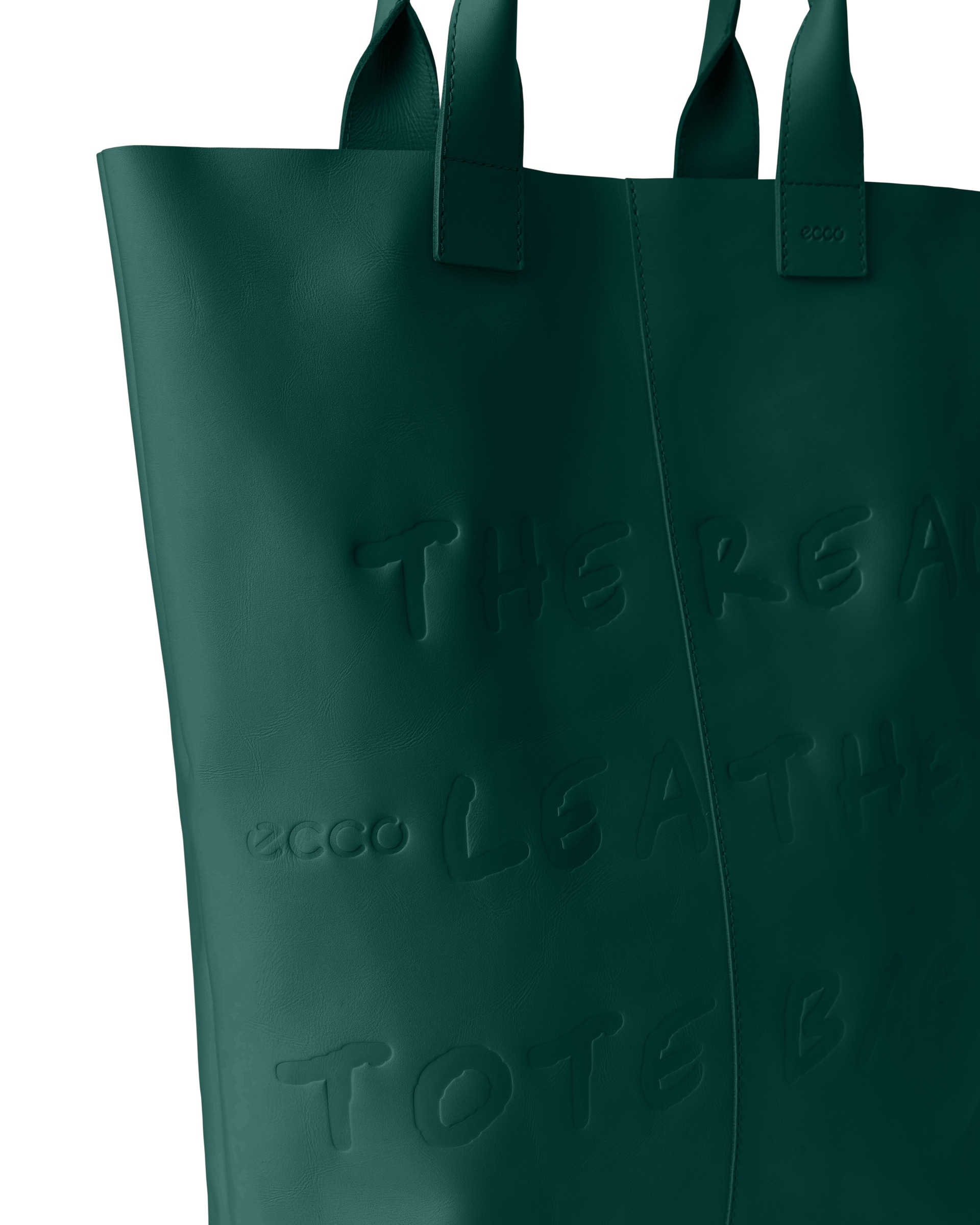 ECCO® Tote Leather Tote Bag - Green - Detail-1