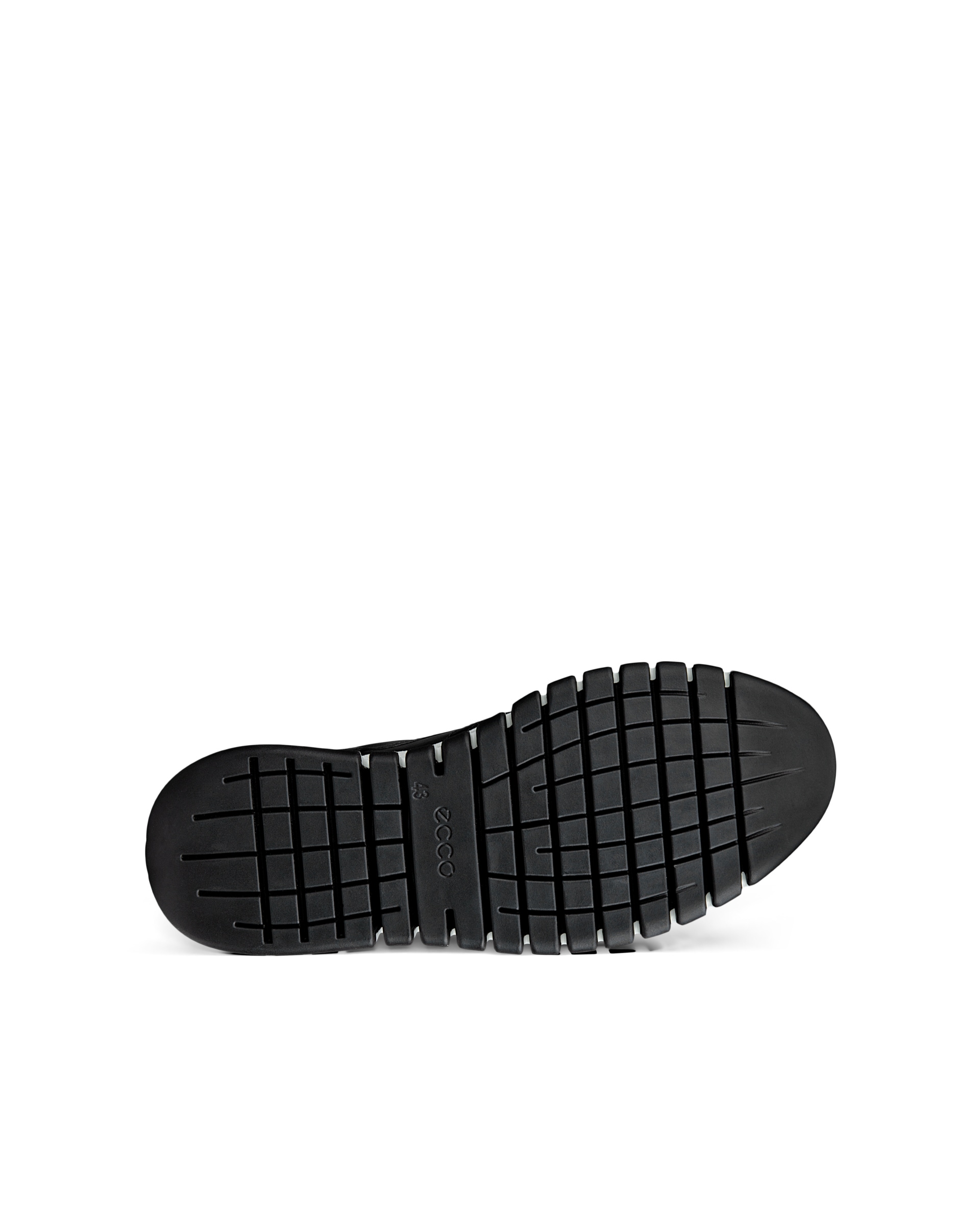 Zapatillas de piel sin cordones ECCO® Gruuv Studio para hombre - Negro - Sole