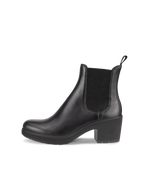 Women's ECCO® Metropole Zurich Leather Chelsea Boot - Black - Outside