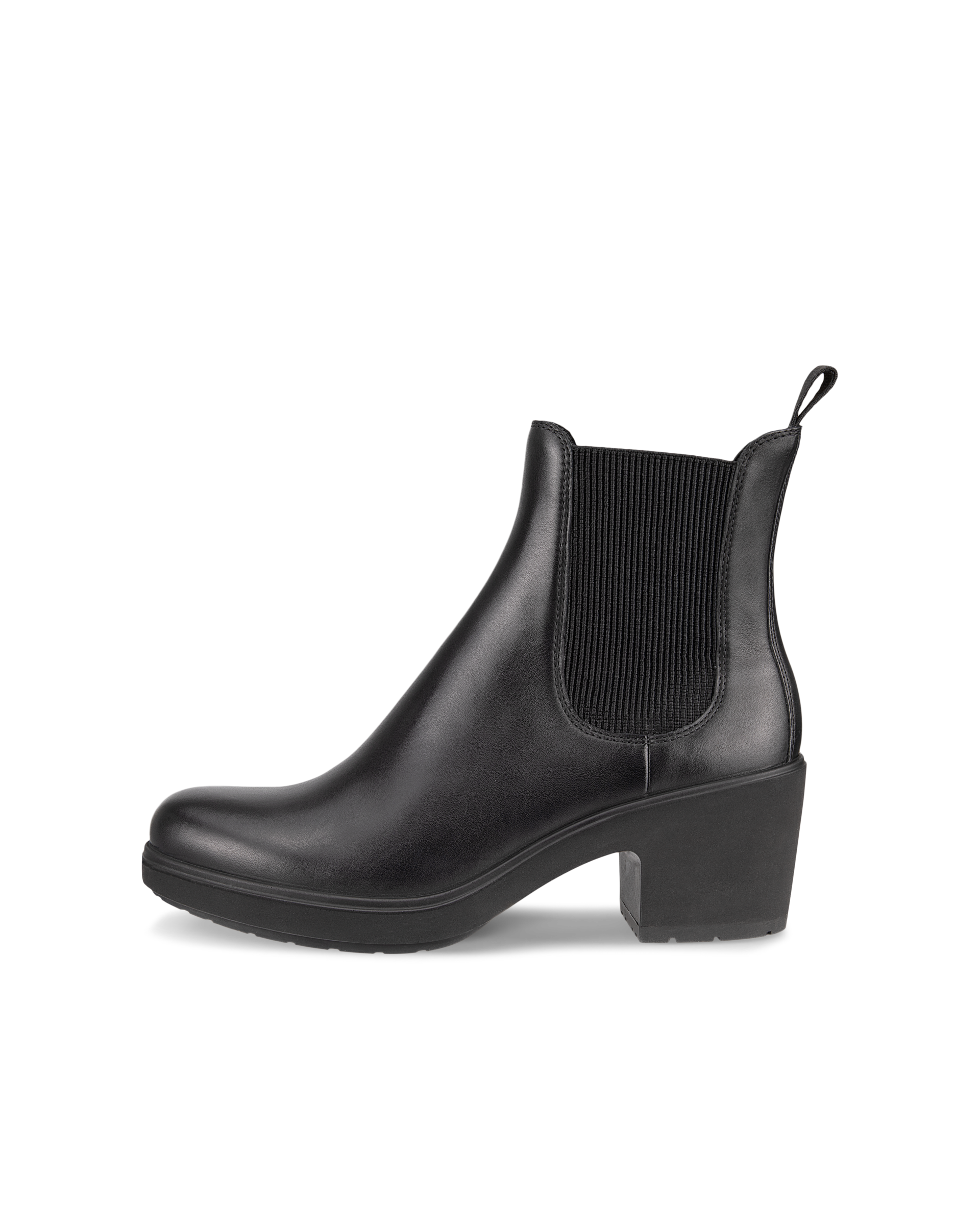 ECCO® Metropole Zurich botte Chelsea en cuir pour femme - Noir - Outside