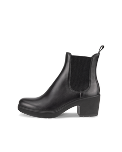 ECCO® Metropole Zurich botte Chelsea en cuir pour femme - Noir - Outside