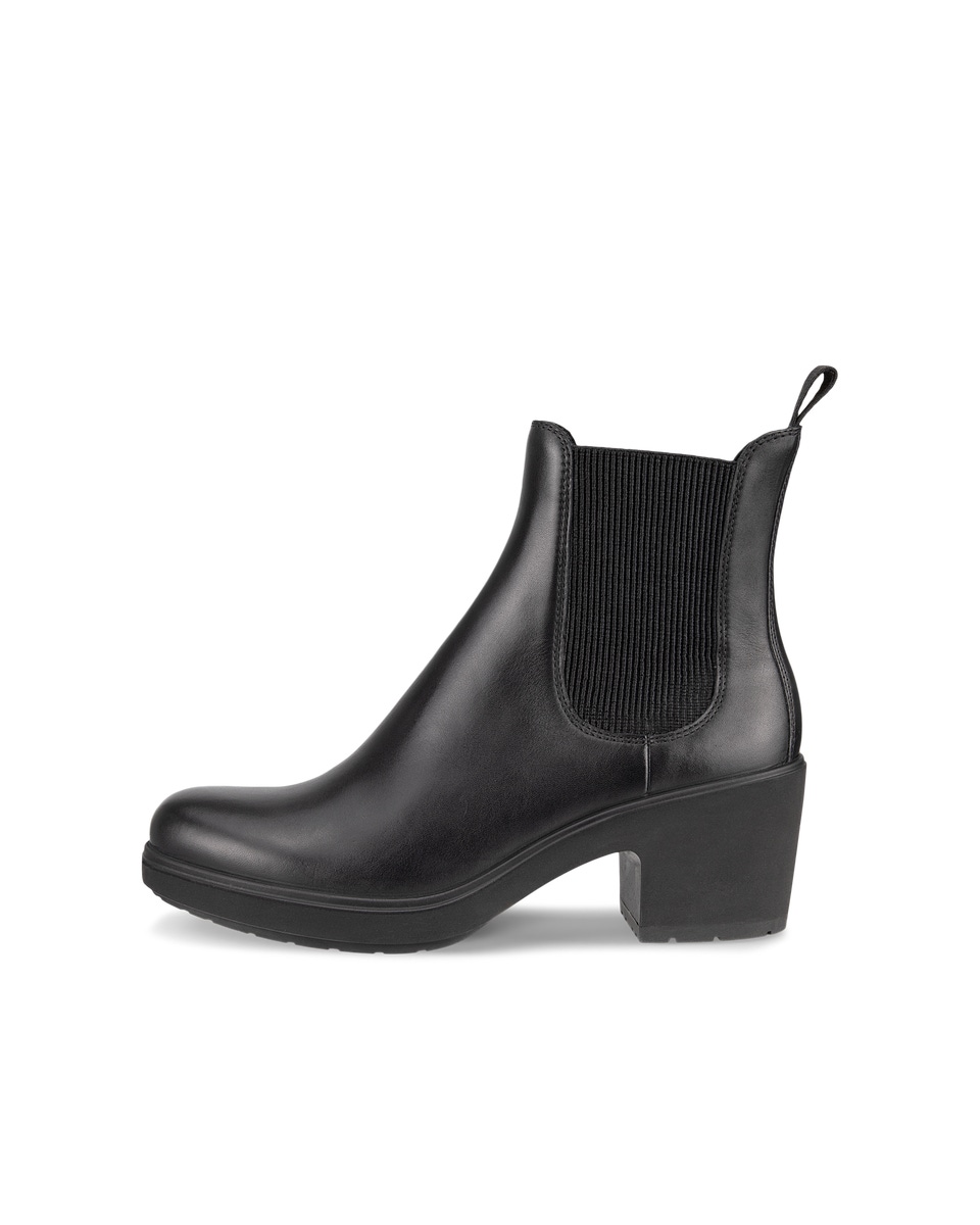 Women s ECCO Metropole Zurich Leather Chelsea Boot Black