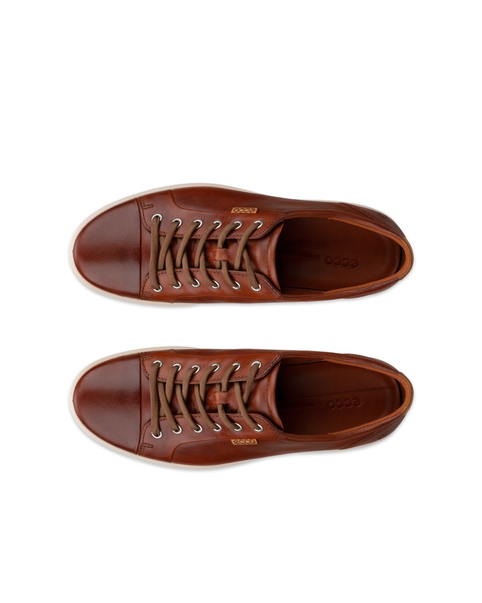 Ecco mens soft 7 sneaker whiskey online