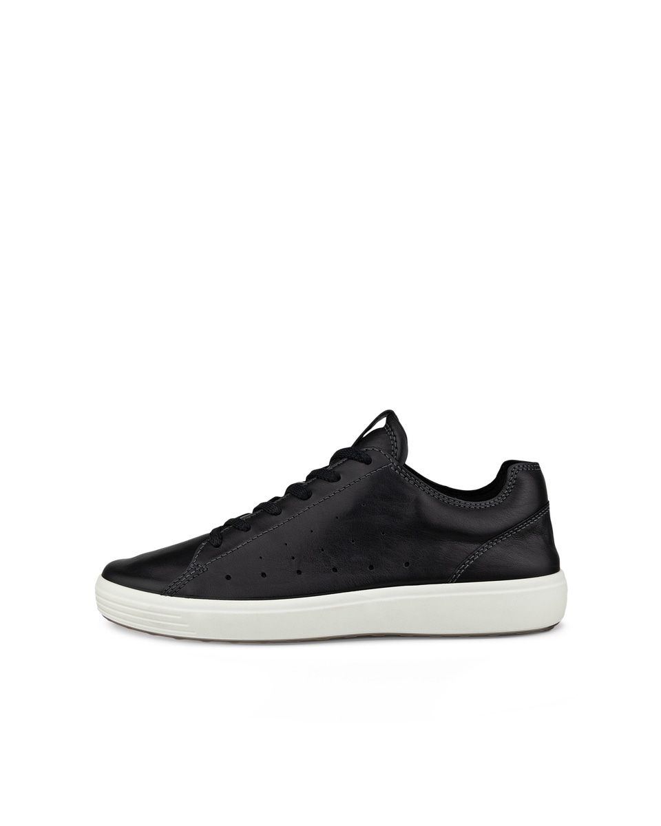 Ecco mens soft 7 sneaker black online