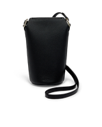 ECCO® Pot Textureblock Leather Crossbody Bag - Black - Main