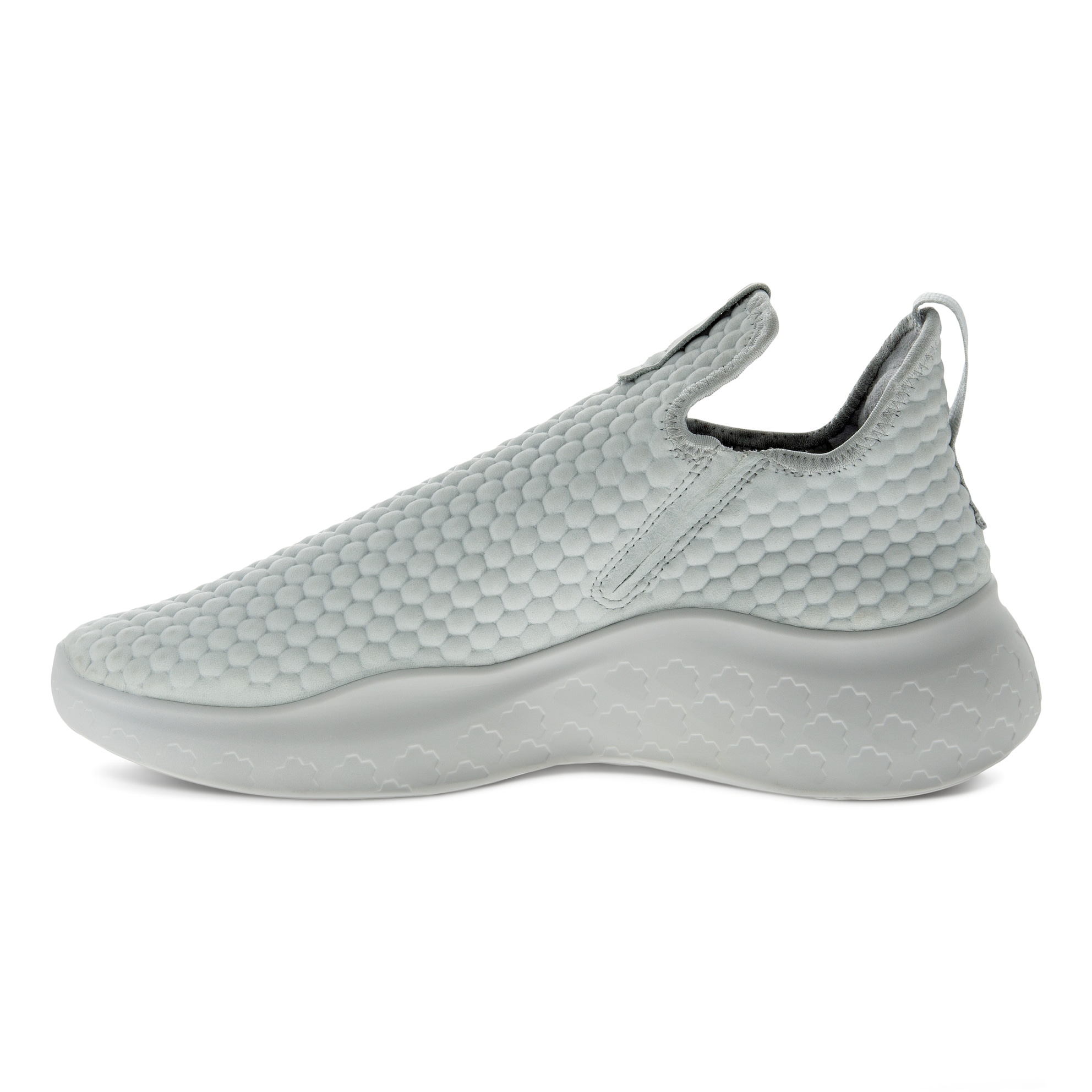 Men's ECCO® Therap Nubuck Slip-On Sneaker - Black - Inside