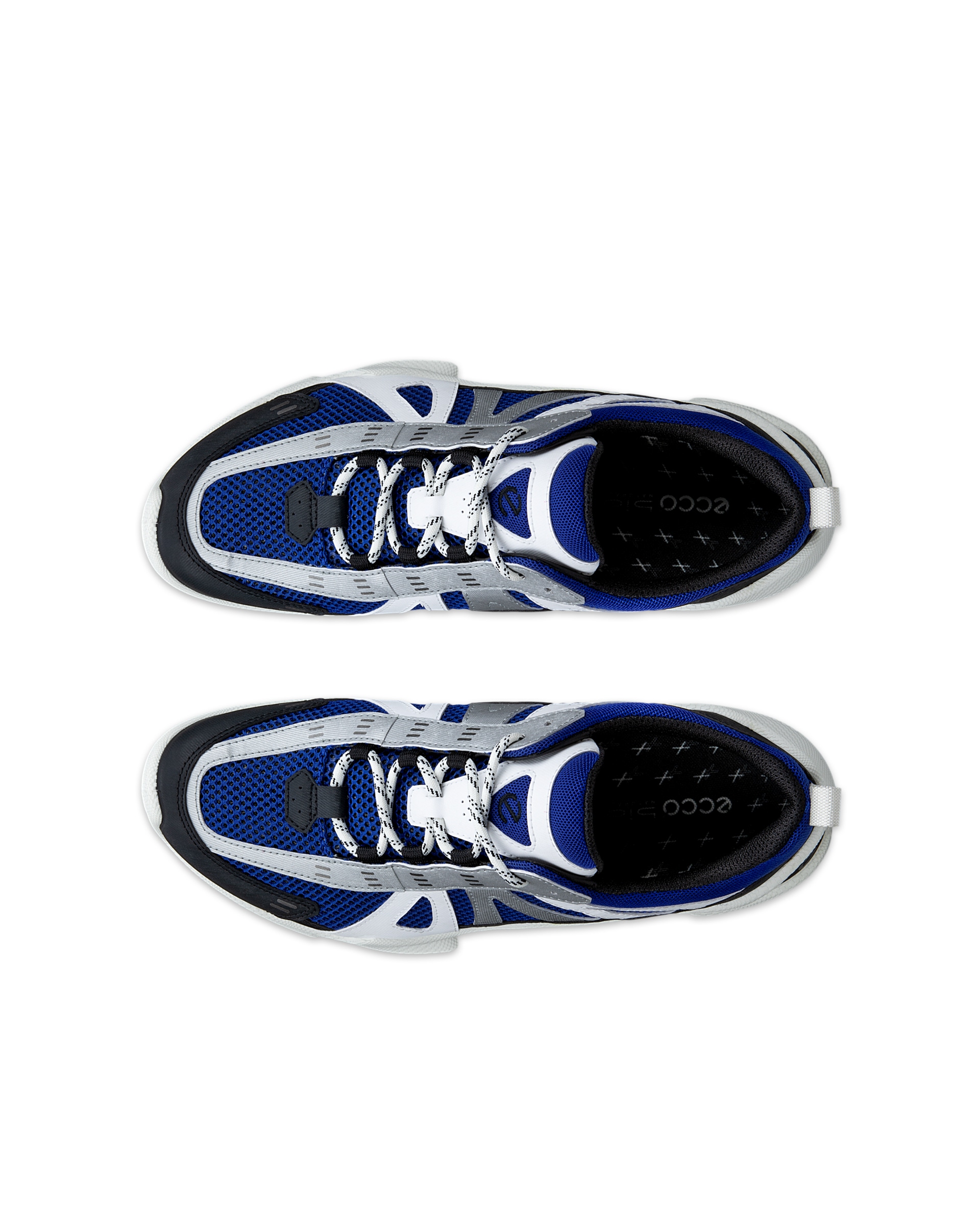 Zapatillas de montaña de tela ECCO® BIOM C-Trail para hombre - Azul - Top left pair