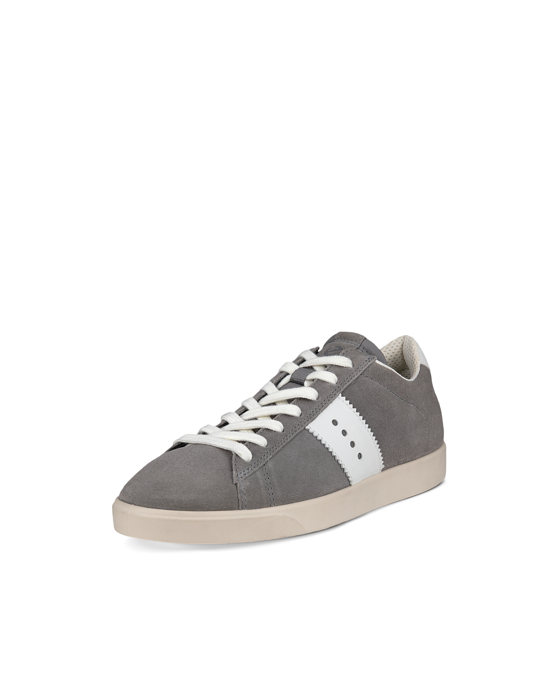 Women's ECCO® Street Lite Leather Sneaker - Grey - Main