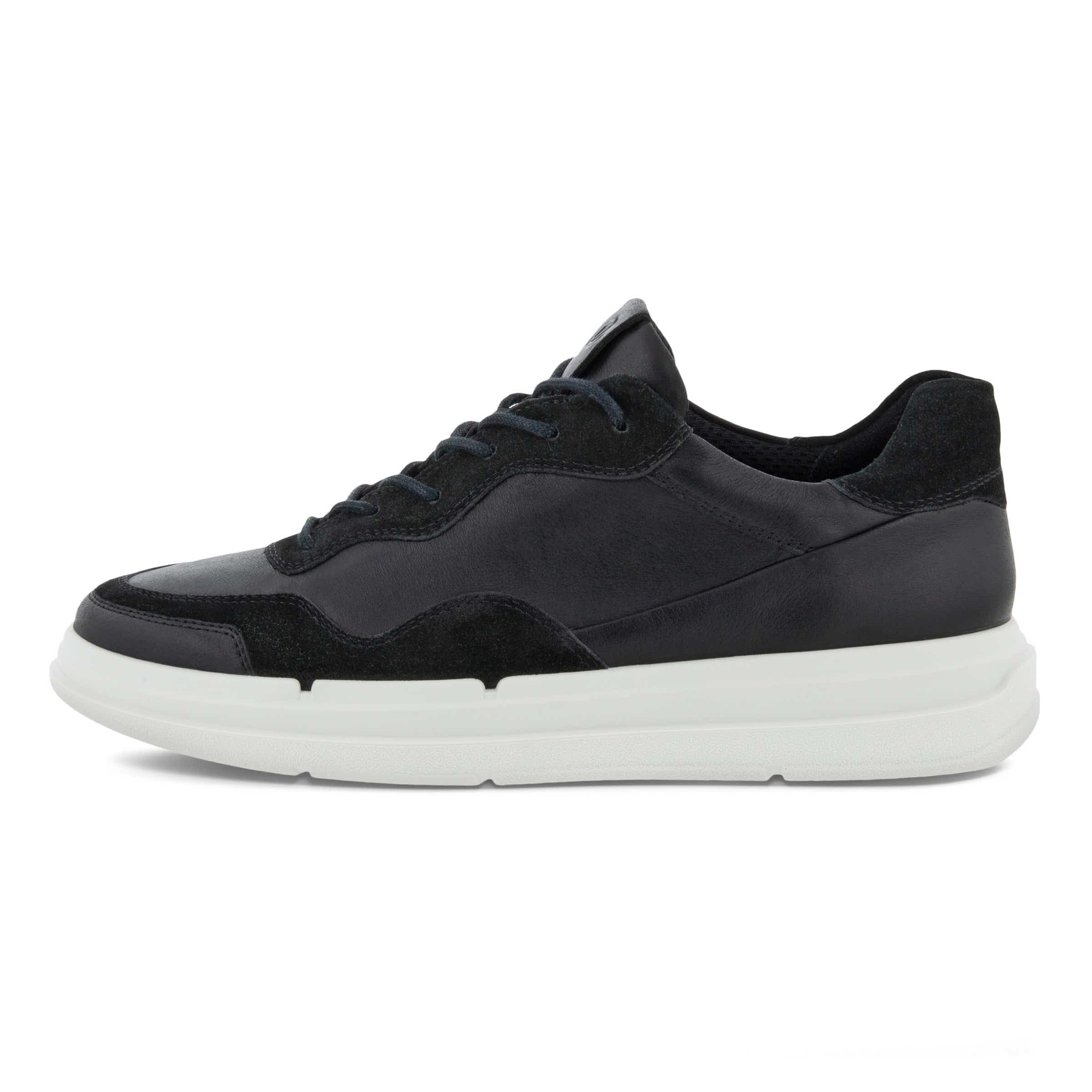 ECCO Soft X ウィメンズ レザースニーカー - 黒 - Inside