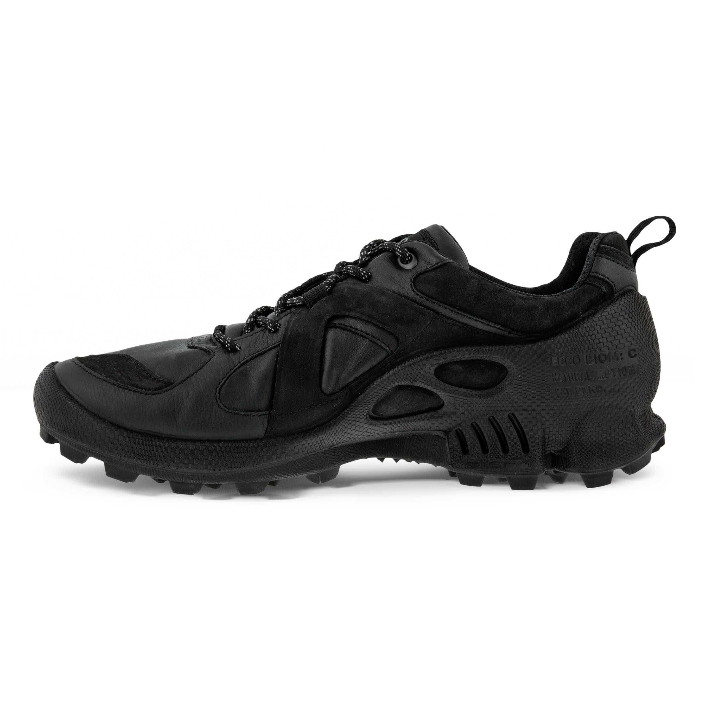 ECCO BIOM C Trail Low メンズ レザーアウトドアスニーカー - Black - Inside