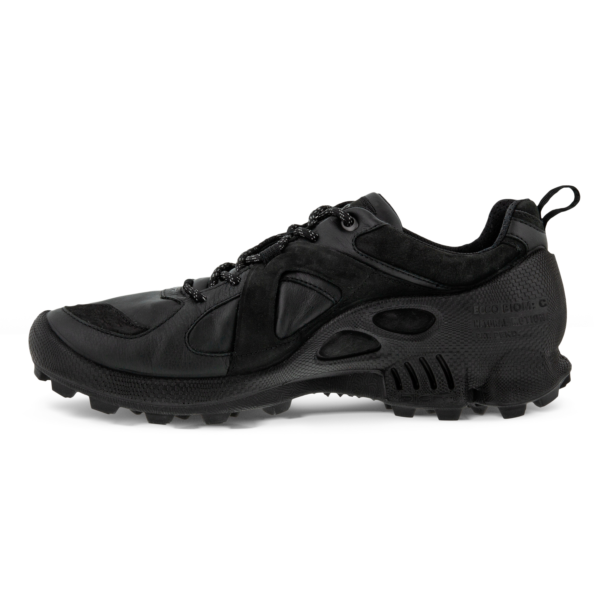 ECCO BIOM C Trail Low メンズ レザーアウトドアスニーカー - Black - Inside