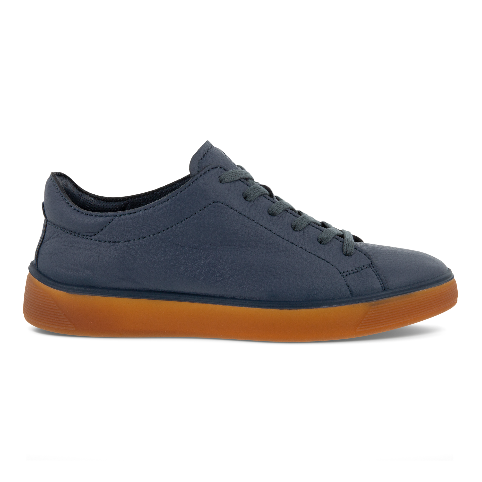 ECCO Men's Street Tray Sneaker - Blue - Outside