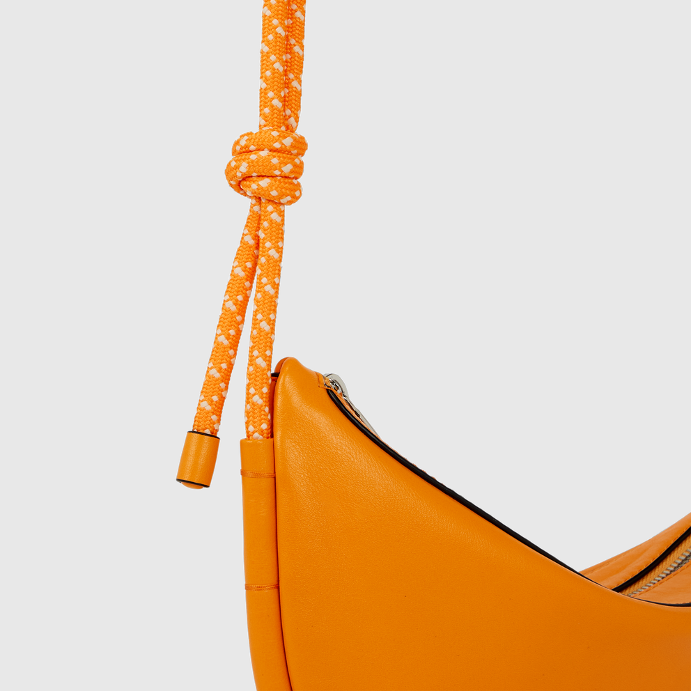 ECCO® Contact Fortune Leather Crossbody Bag - Orange - Detail-2