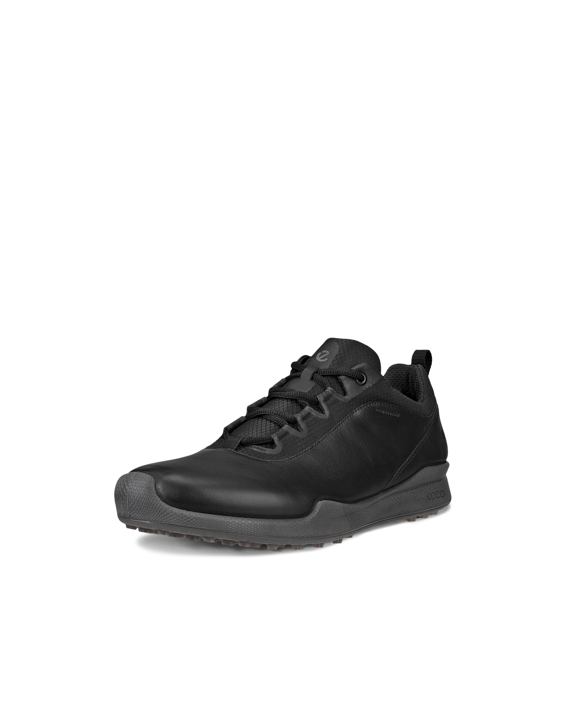 ECCO® Golf Biom Hybrid chaussure de golf imperméable en cuir pour homme - Noir - Main