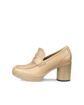 ECCO Women's Shape Sculpted-motion 55 MM Platform Loafers - Beige - Outside