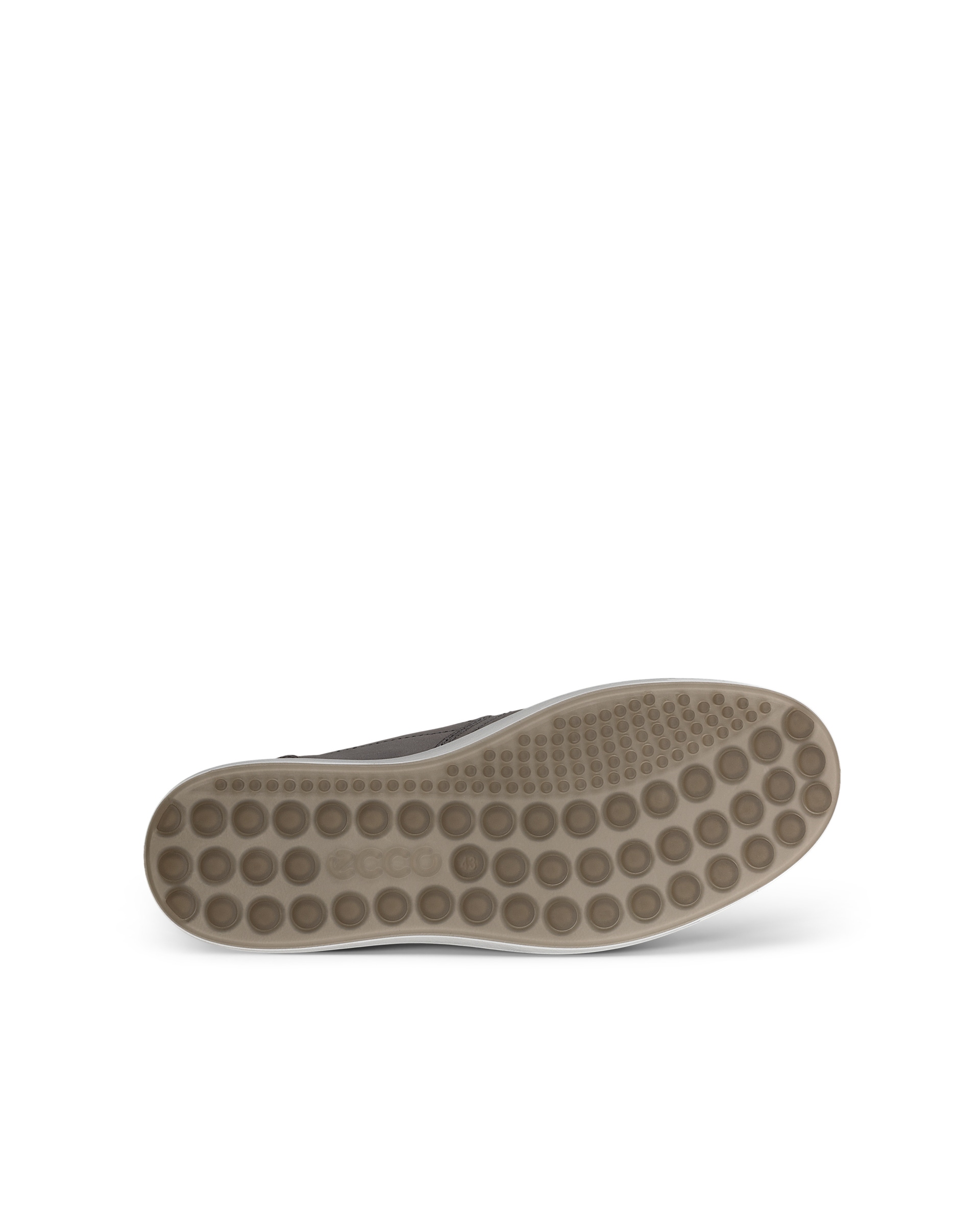 Men's ECCO® Soft 7 Nubuck Slip-On - Grey - Sole